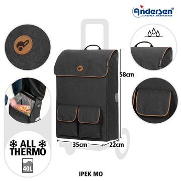 Andersen Einkaufsshopper Komfort Shopper mit Tasche IPEK MO in Salbei oder Schwarz