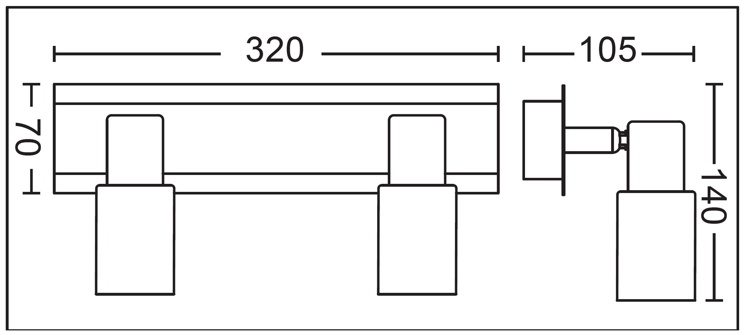 Badleuchte, Flurleuchte, *GRACE* Schwenkbare Kronleuchter 3.000K warmweiße Deckenleuchte gebürstet Deckenspots, 2x LED Lichtfarbe LED Leuchtmittel & TRANGO inkl. 2-flammig Deckenstrahler, Küchenleuchte, Serie G9 LED Aluminium 2007-28 Chrom-Optik