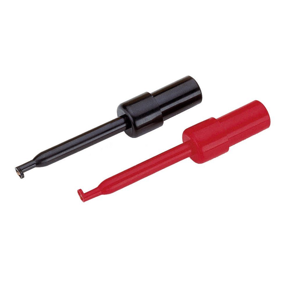 Multimeter VOLTCRAFT Prüfspitzen-Set Steckanschluss 2 mm CAT I Schwarz, Rot