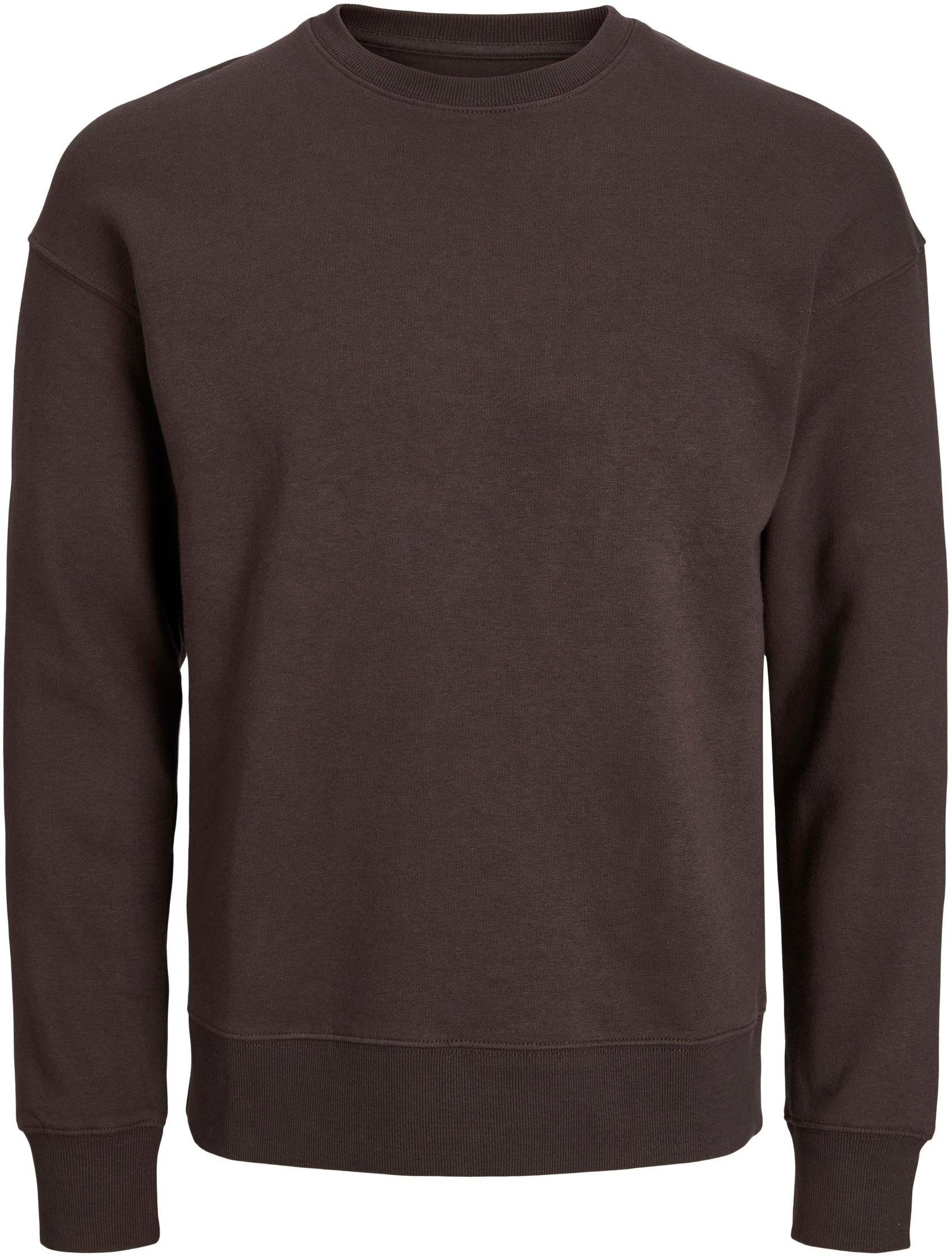 Jack & Jones Brown NOOS Seal SWEAT Sweatshirt BASIC JJESTAR CREW NECK