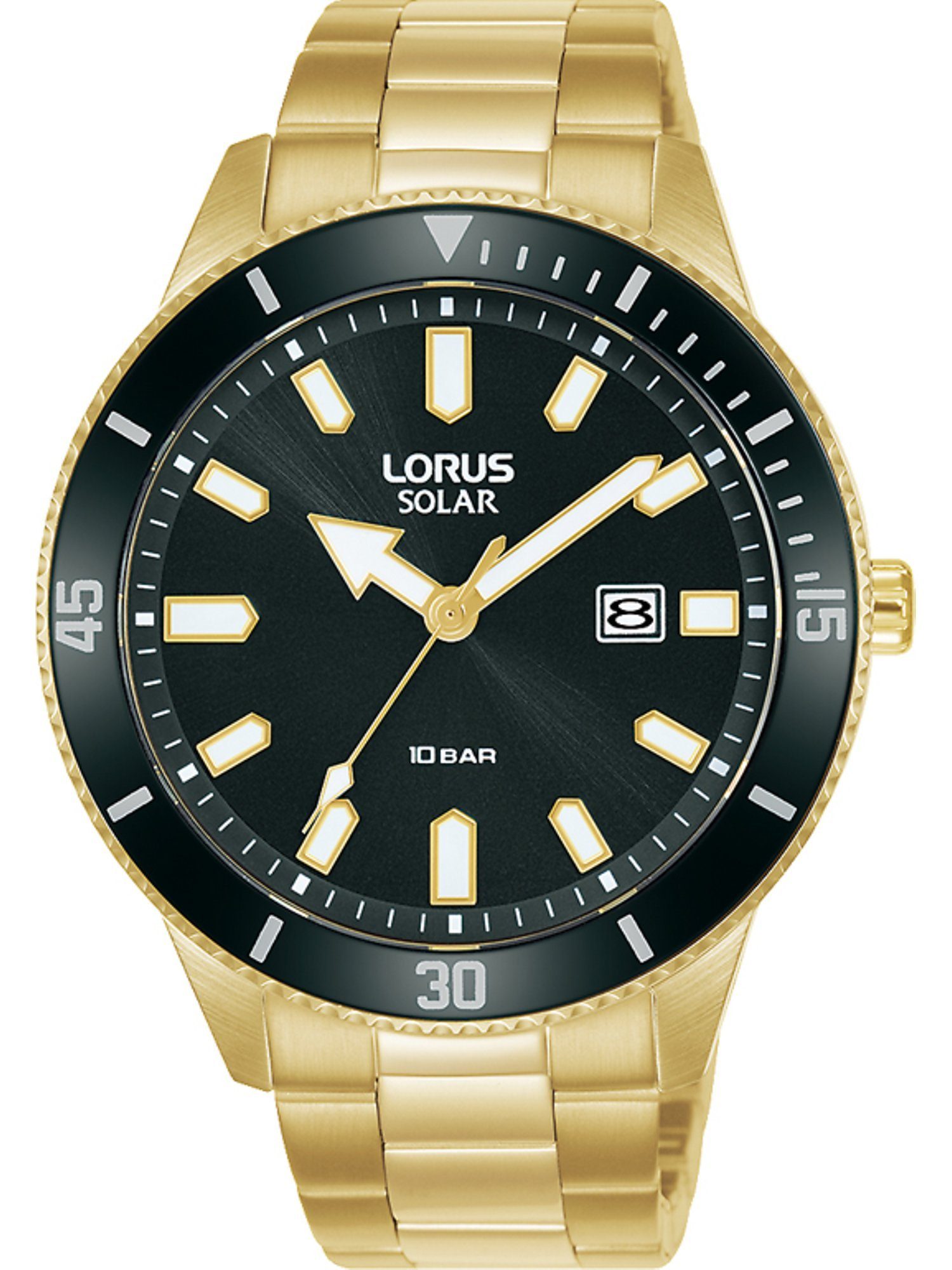 Quarzuhr Lorus Herren-Uhren Analog Solar
