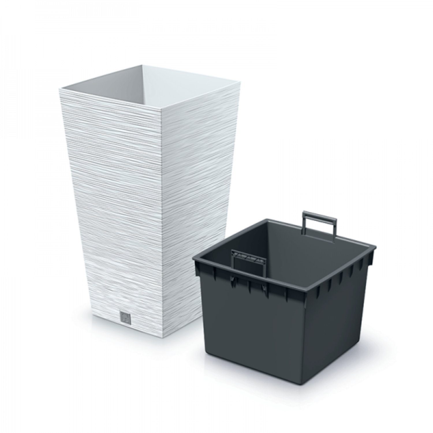 Prosperplast Pflanzkübel, Furu Square Pflanzgefäß günstig online kaufen