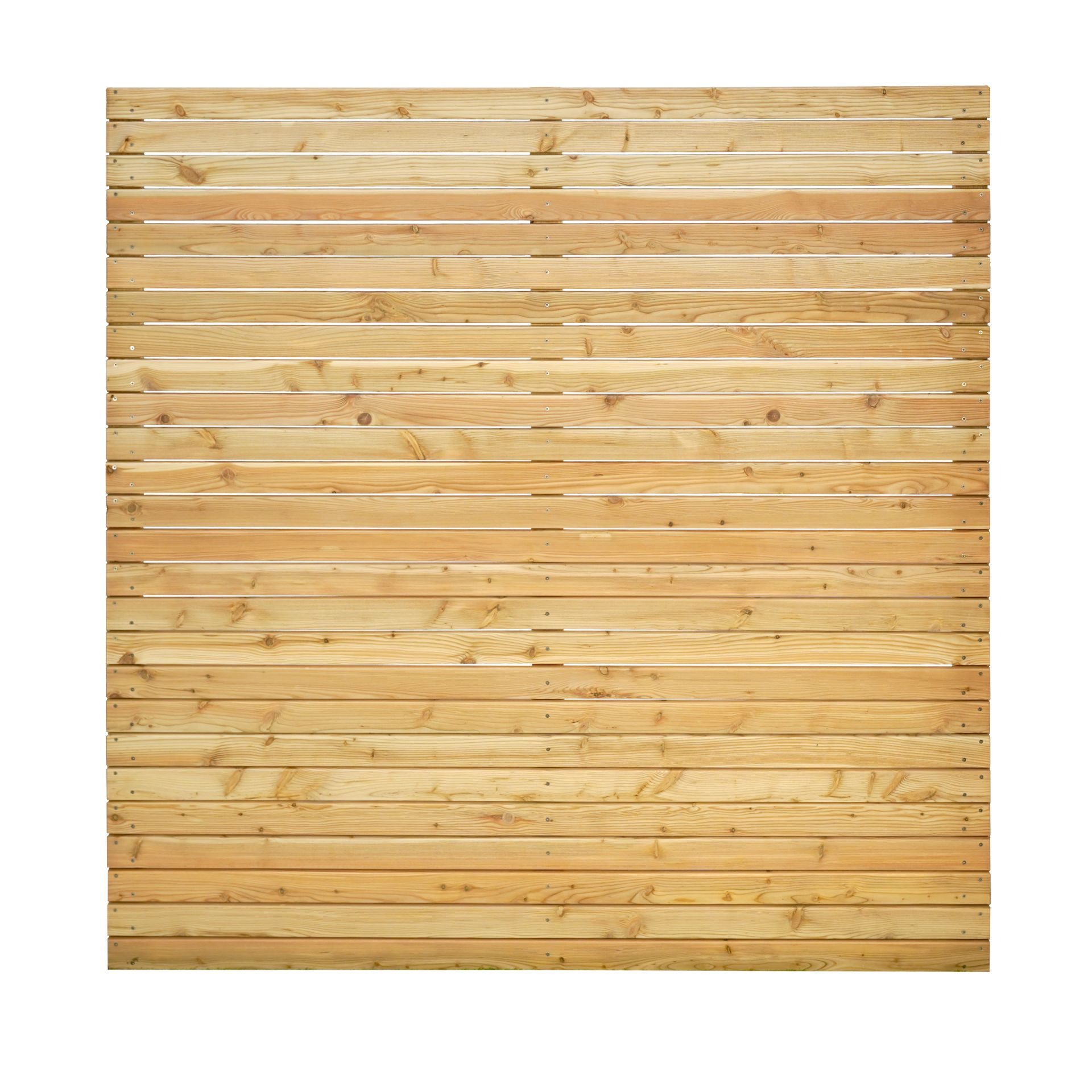 GartenLand Zaun Rhombus Zaun Salzburg Deluxe 180x180 cm Lärche – Naturbelassen, (Set, Ohne Pfosten, 180x180), Rhombus, Lärche