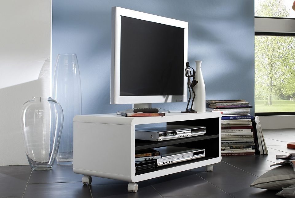 TV-Lowboard  Corvara ¦ weiß ¦ Maße (cm): B: 79 H: 35 T: 39.0 TV- & Media Mö günstig online kaufen