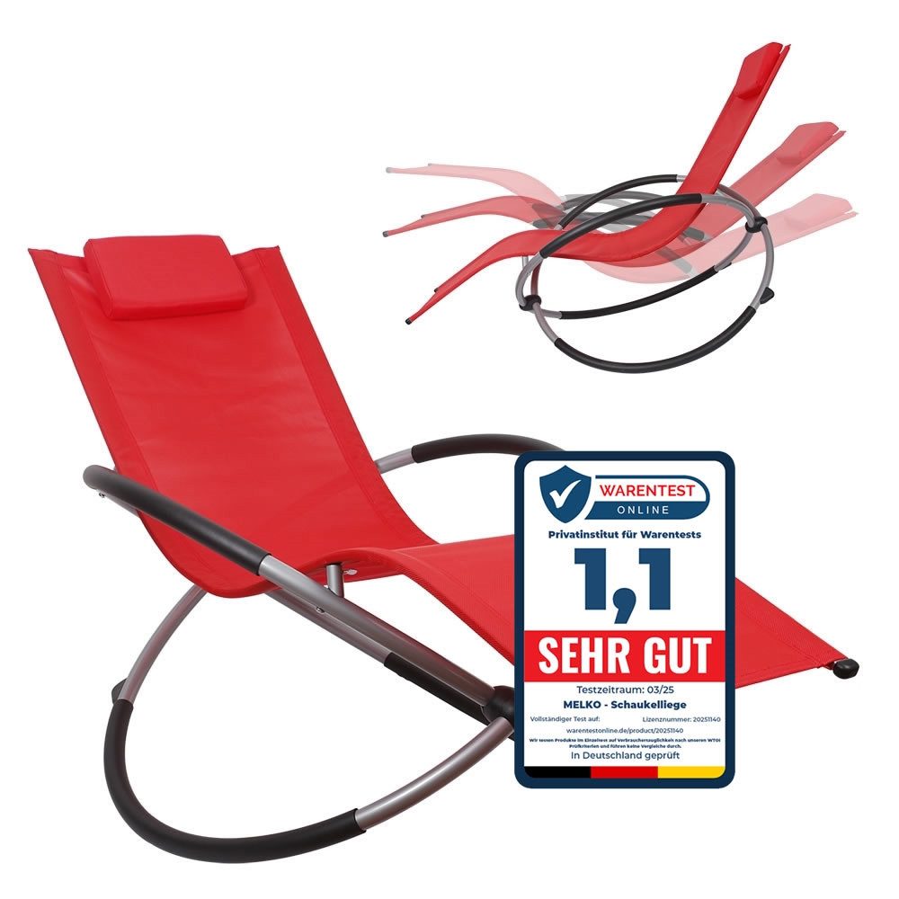 Melko Relaxliege Relaxliege Sonnenliege Liegestuhl Faltbar günstig online kaufen