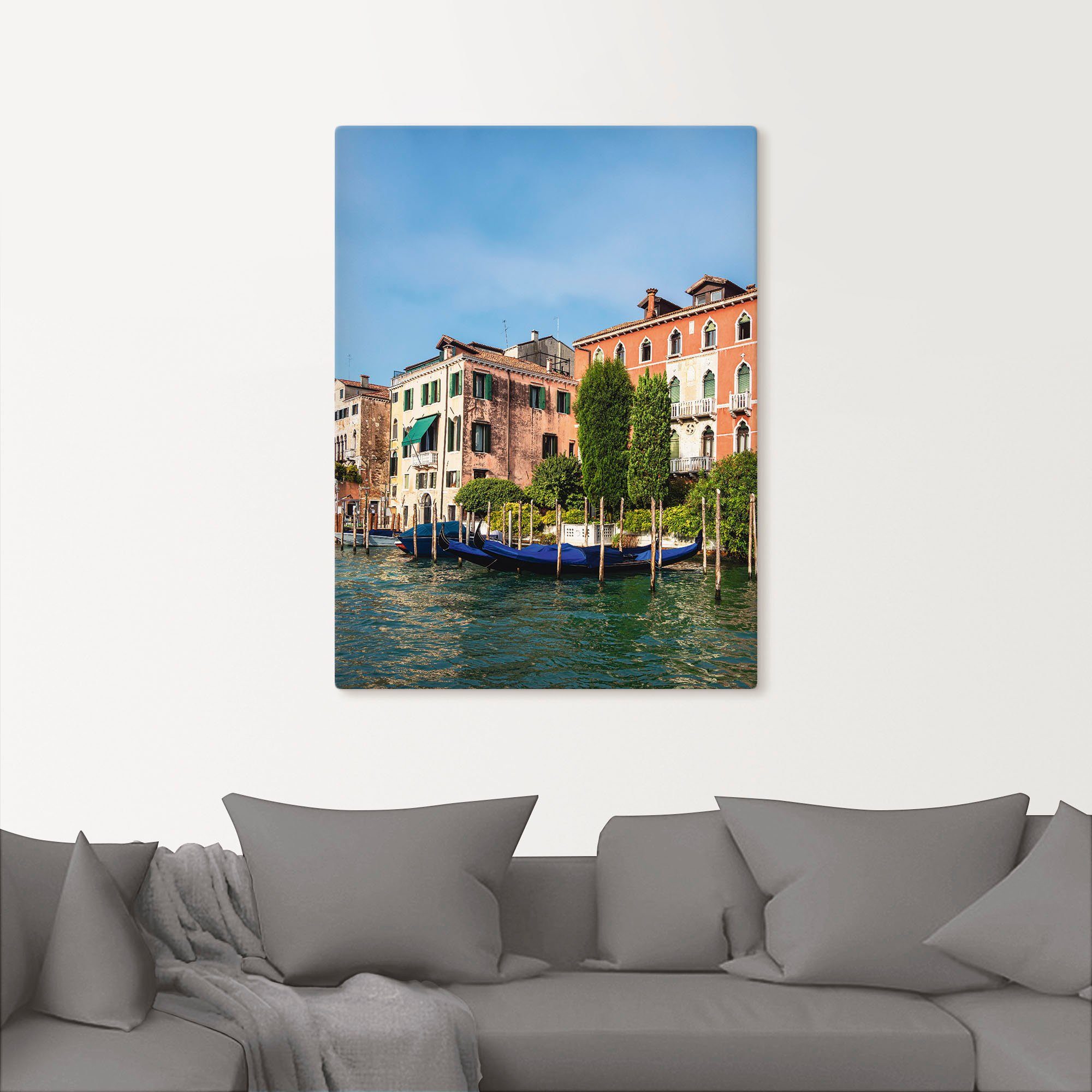 Artland Wandbild »Blick auf historische Gebäude Venedig«, Venedig (1 Stück), in vielen Größen & Produktarten - Alubild / Outdoorbild für den Außenbereich, Leinwandbild, Poster, Wandaufkleber / Wandtattoo auch für Badezimmer geeignet-kaufen