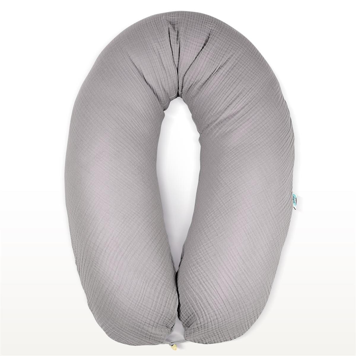 SEI Design Stillkissen Seitenschläferkissen Babynestchen Kuschelnest XXL, Schwangerschaftskissen mit Bezug, Schwangerschaftskissen mit Bezug, Bezug 100% Baumwolle