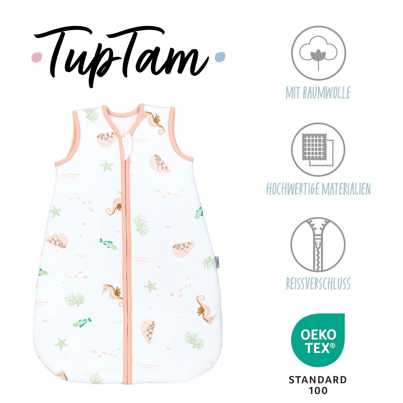 TupTam Babyschlafsack Kugelschlafsack ohne Ärmel 2.5 TOG Ganzjahr – Bild 2 von 5