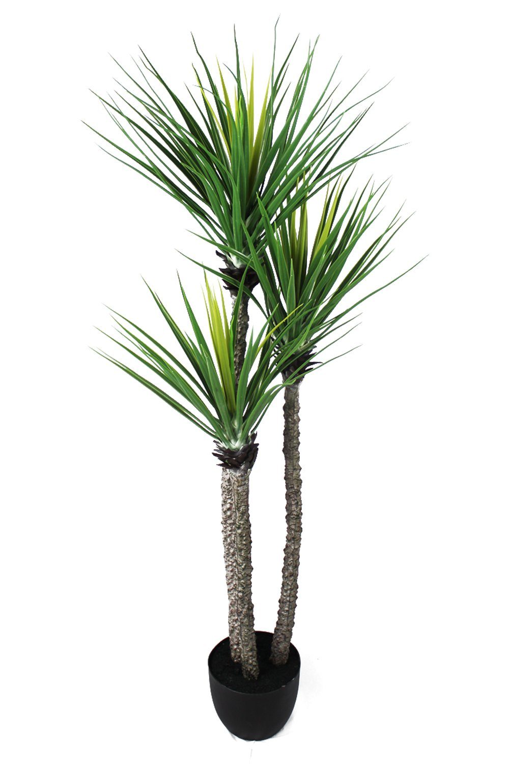 Kunstpalme Kunstpflanze Yuccapalme, Arnusa, Höhe 145 cm, Real-Touch, feritg im Topf. € 79,99