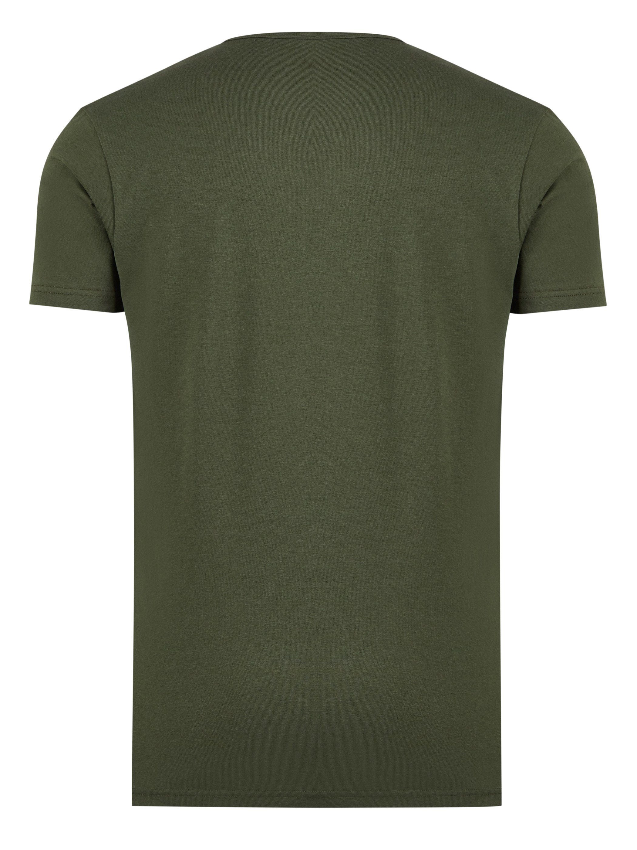 Yazubi T-Shirt modisches Shirt Mythic (Spar-Set, 5er-Pack) bequemes T-shirt mit V-Ausschnitt