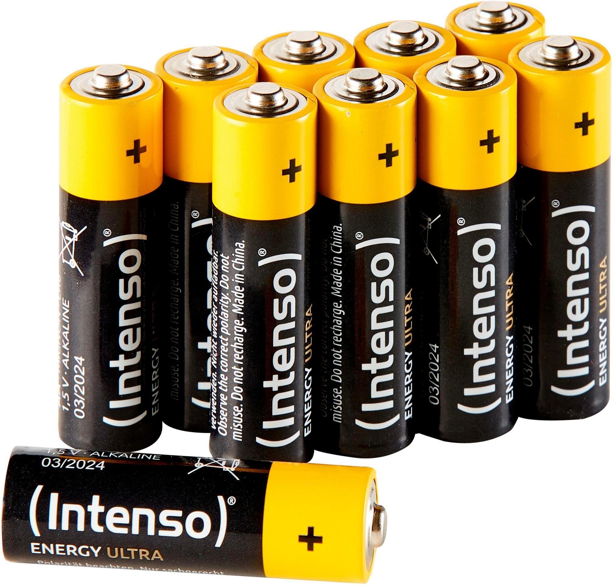 Intenso 10er Pack Energy Ultra AA LR6 Batterie, (10 St)