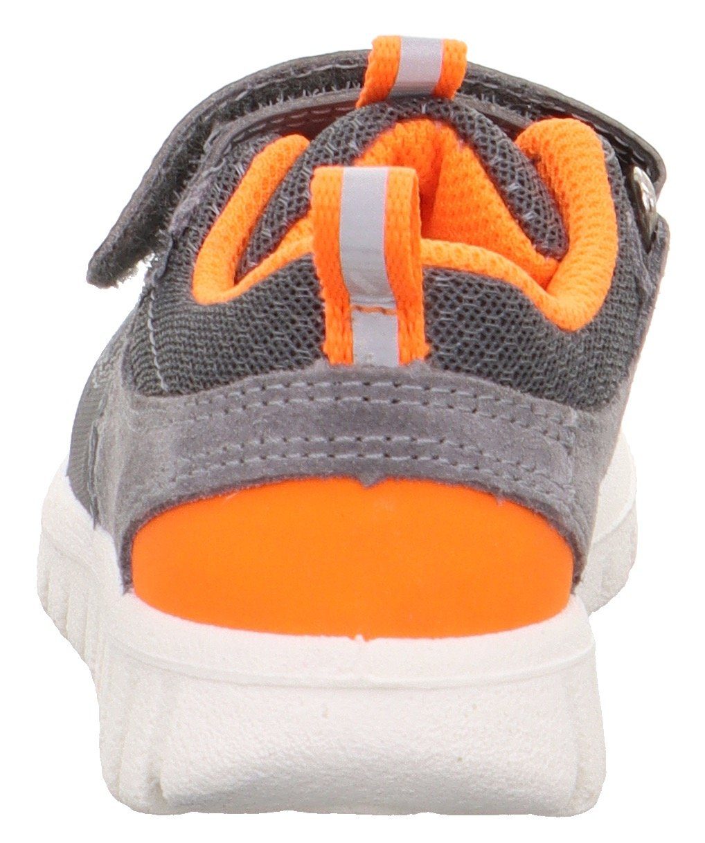 Mittel hellgrau/orange SPORT7 mit Superfit MINI Sneaker WMS: Reflektoren
