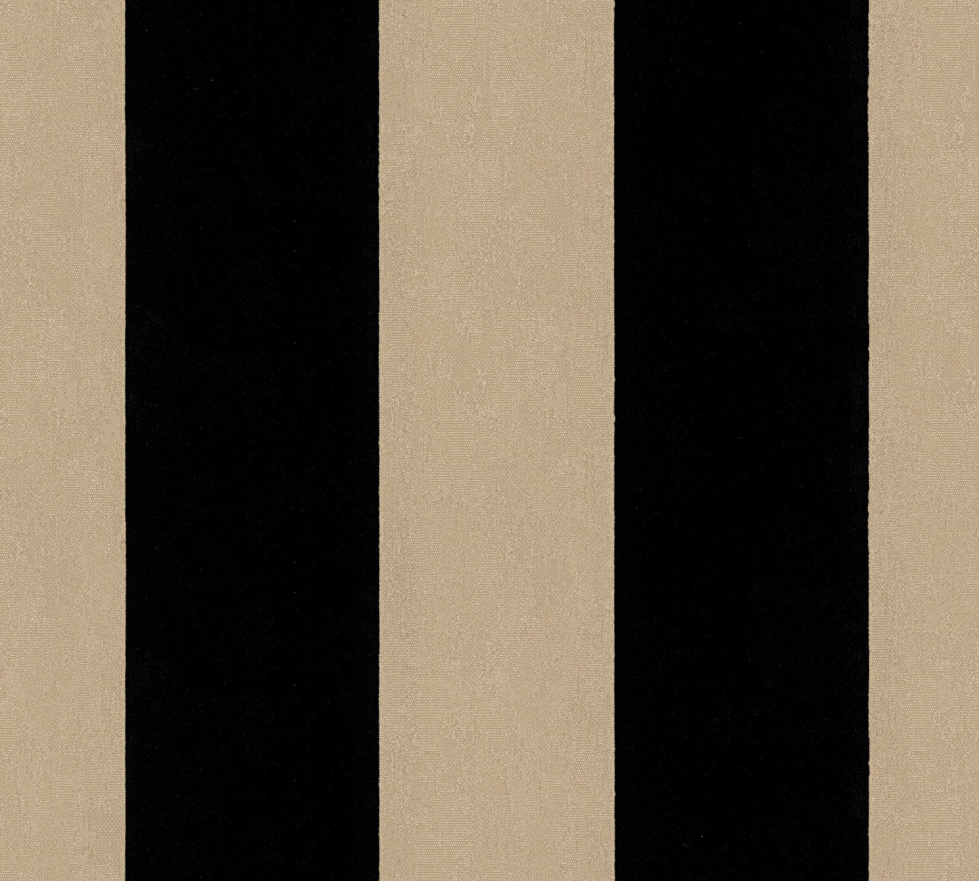Architects Paper Vliestapete Castello, beflockt, gestreift, Streifen Tapete Ornament schwarz/hellbraun