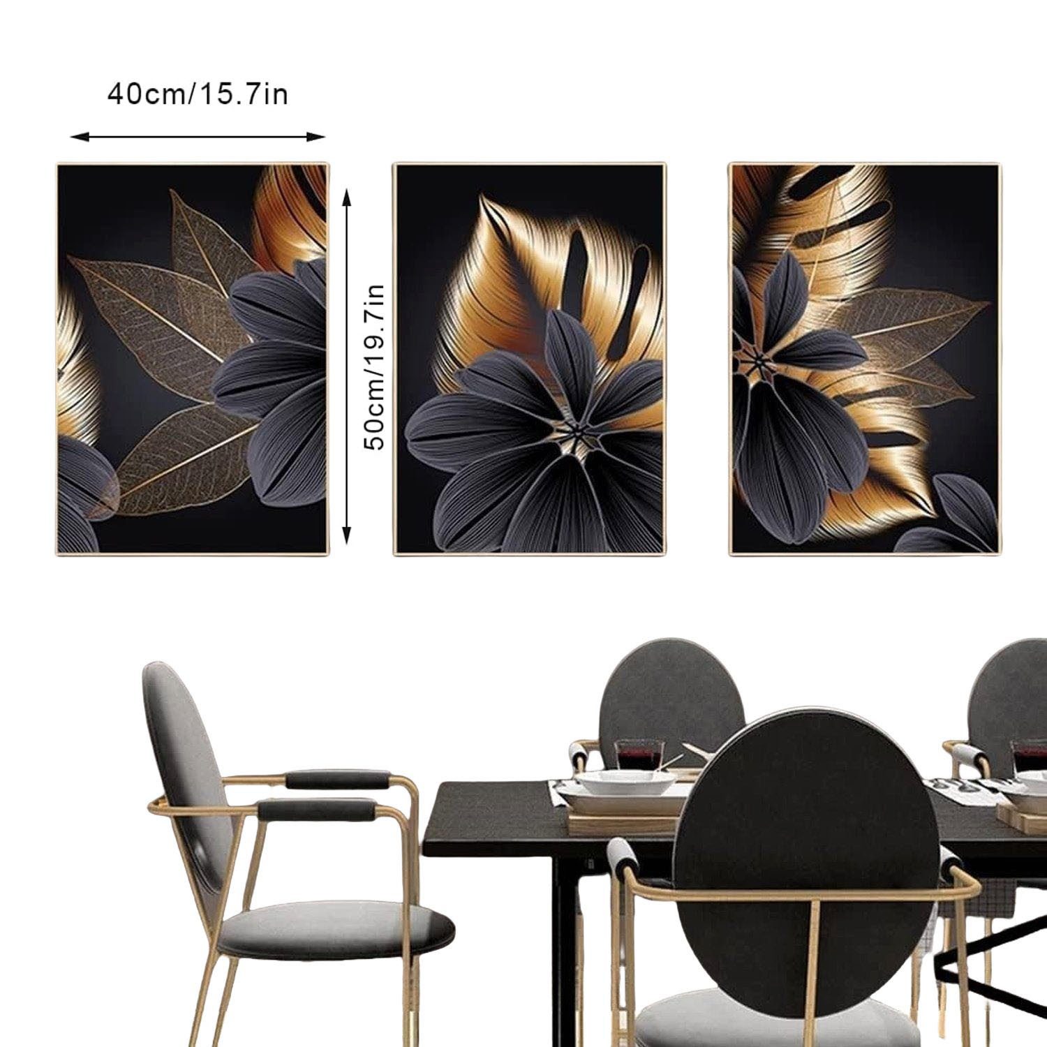 RWEUOQ Wandbild Satz von 3 Öl günstig online kaufen