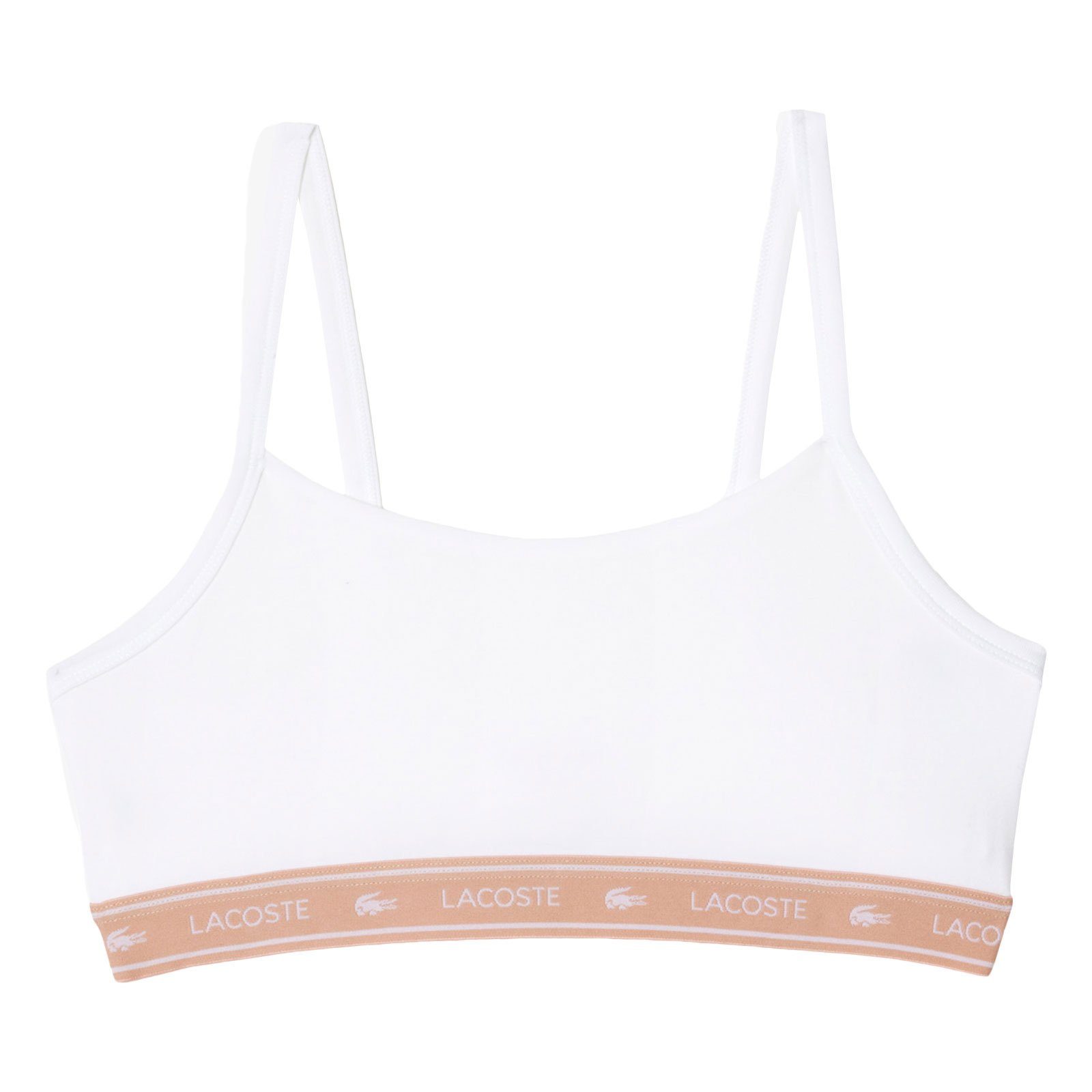 Lacoste Bustier Bustier mit Logo (1-tlg) mit umlaufendem Markenschriftzug am Bund