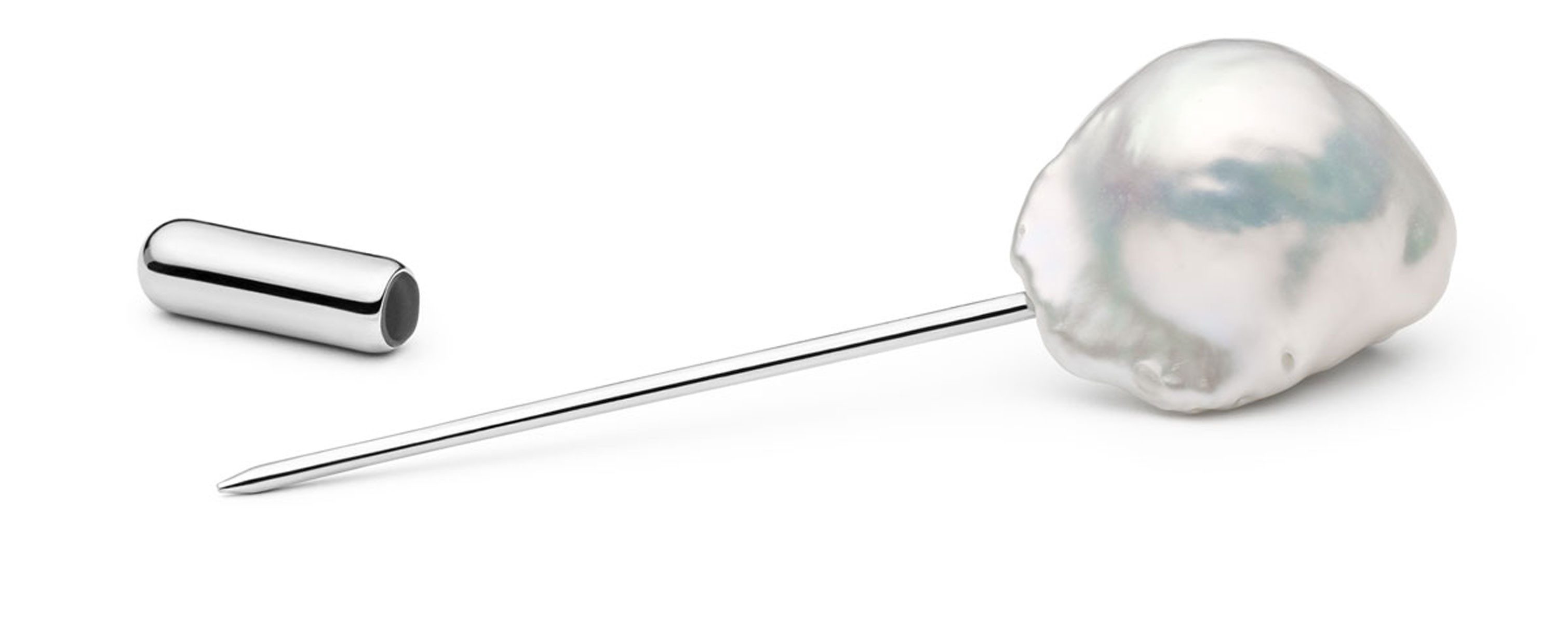 Gaura Pearls Brosche, 925er rhodiniertes Silber günstig online kaufen
