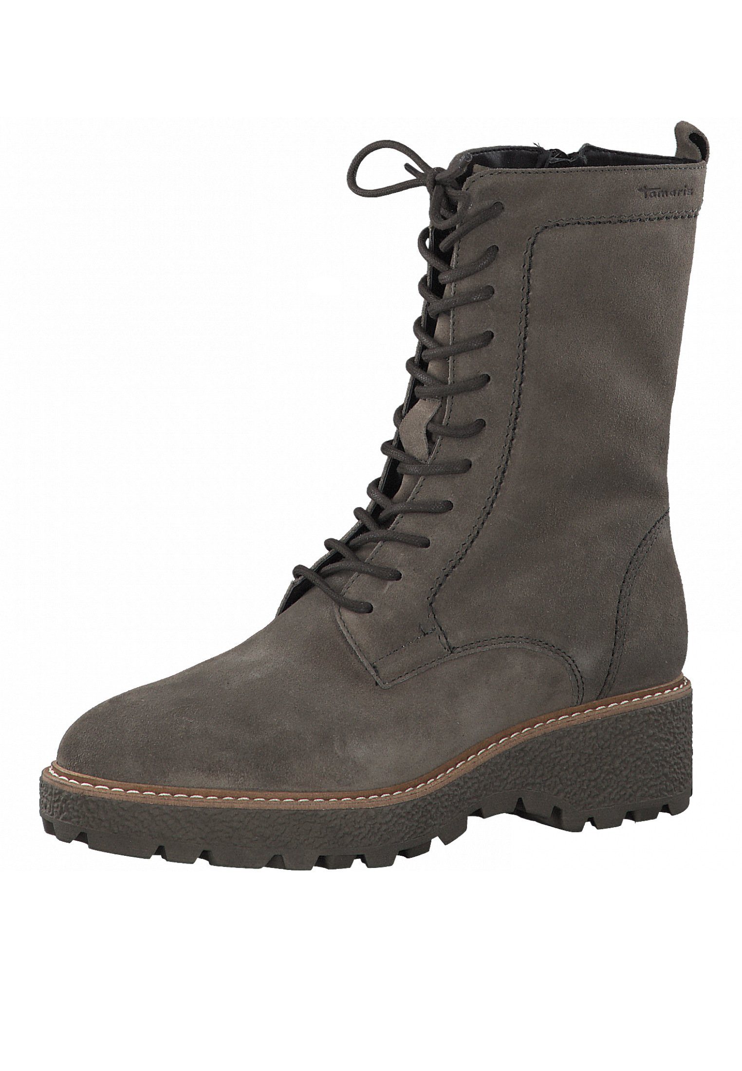 1-26262-27 724 Dusty Olive Uni Stiefelette