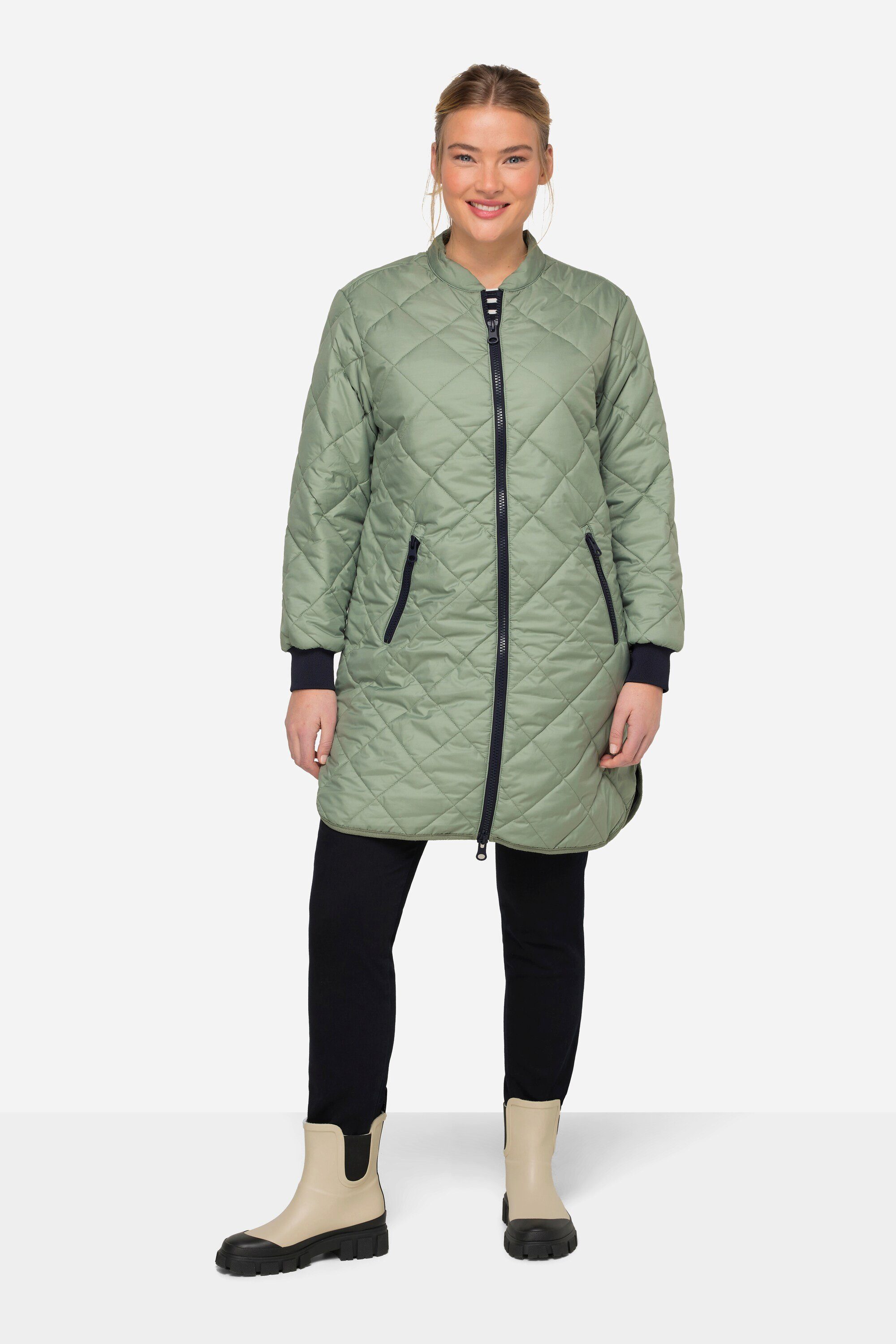 Laurasøn Steppjacke Steppjacke oversized Stehkragen