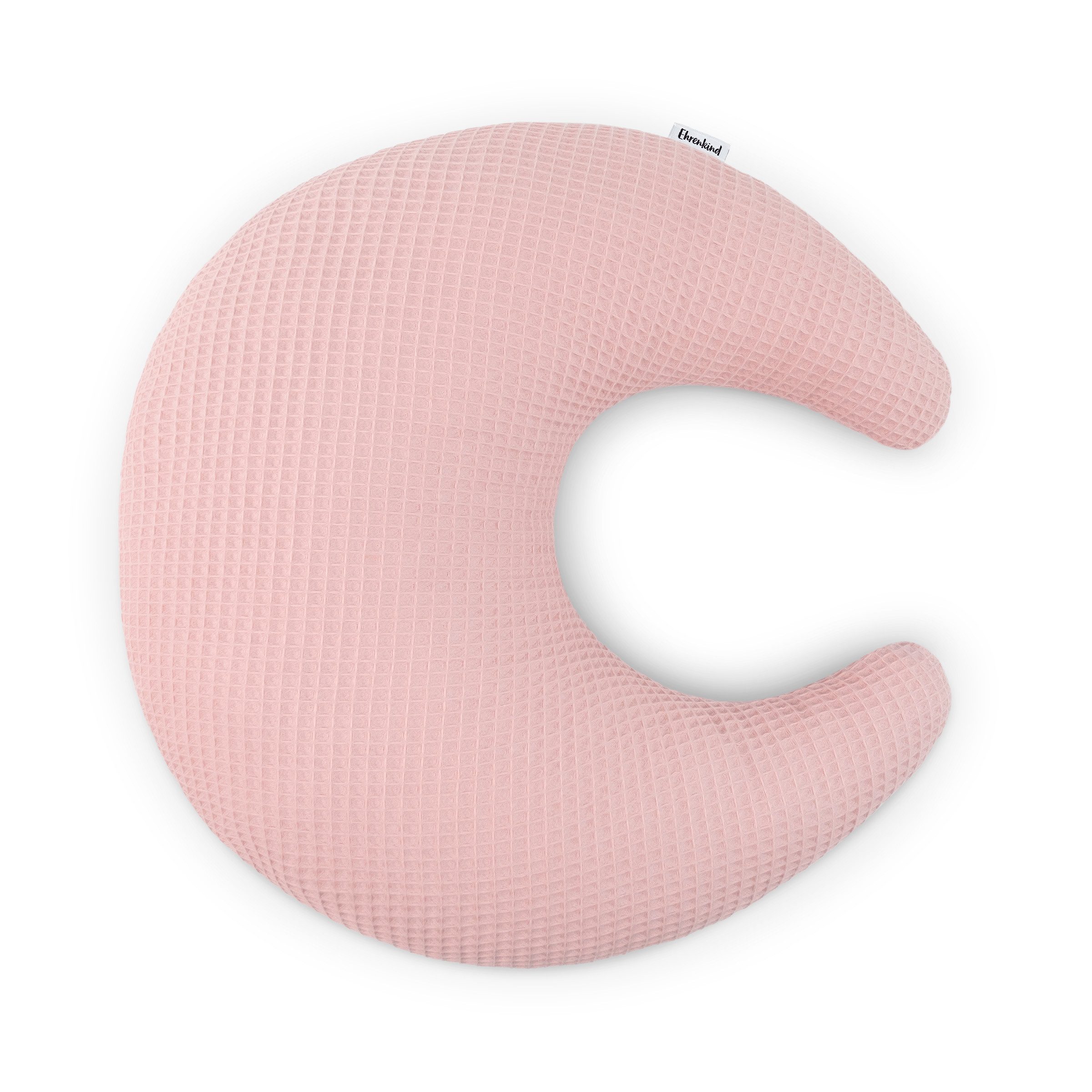 Ehrenkind Dekokissen Kuschelkissen Mond aus Bio-Baumwolle, Waffelpiqué Kissen, natürlich & kuschelig für Babys und Kinder