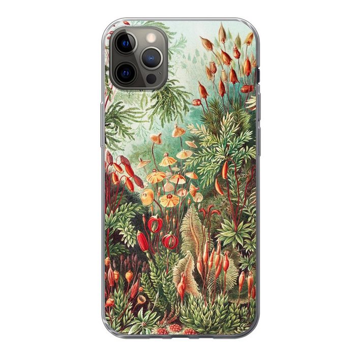 MuchoWow Handyhülle Blumen - Kunst - Vintage - Natur - Botanisch Handyhülle Apple iPhone 13 Pro Max Smartphone-Bumper Print Handy