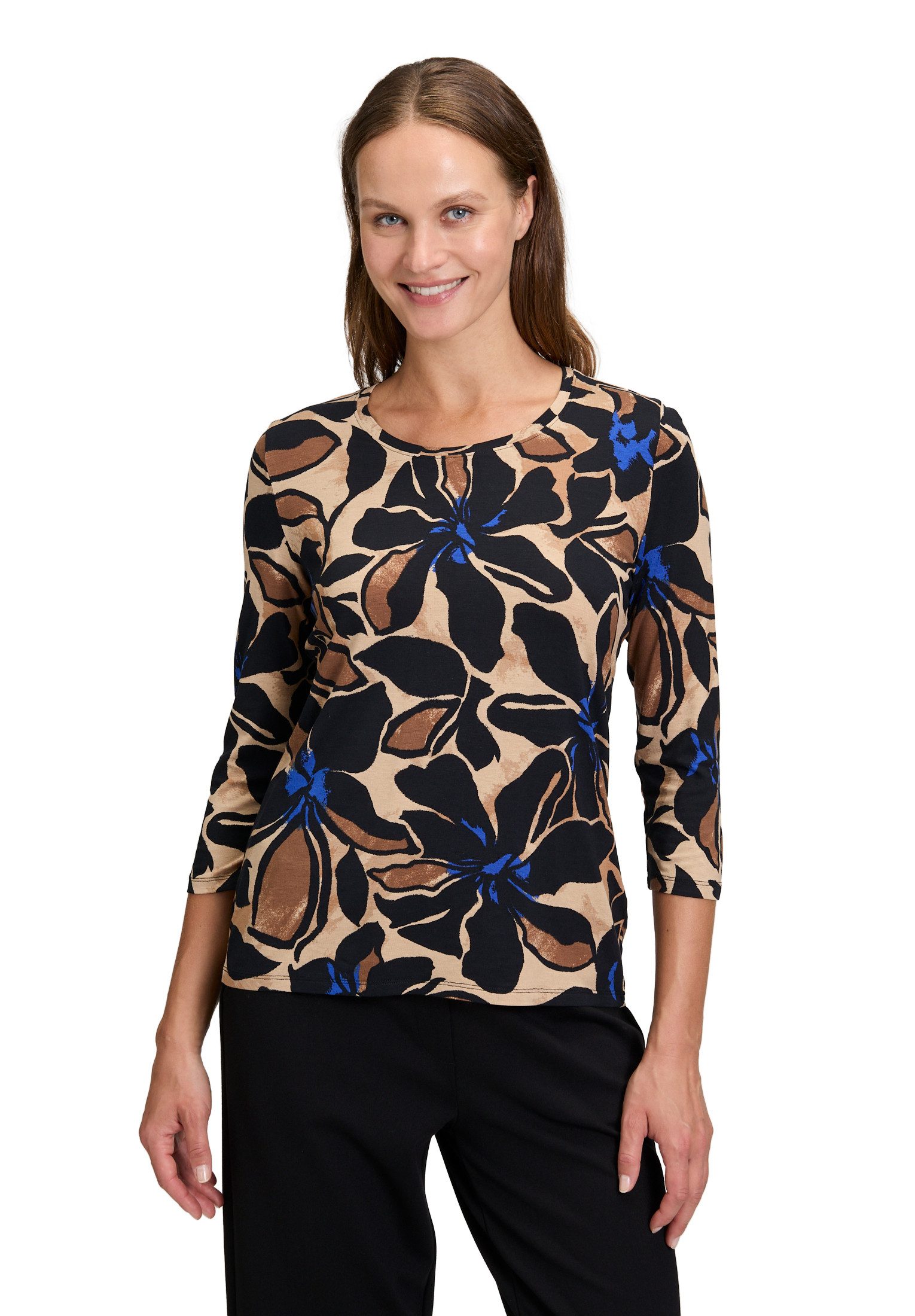 Betty Barclay 3/4-Arm-Shirt Damen Basic Shirt mit Print (1-tlg) günstig online kaufen
