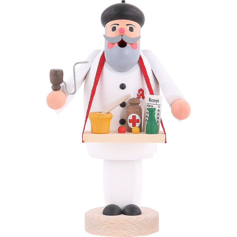 Holzkunst Karl Werner Räuchermännchen Apotheker (19cm) Räuchermann von Karl Werner