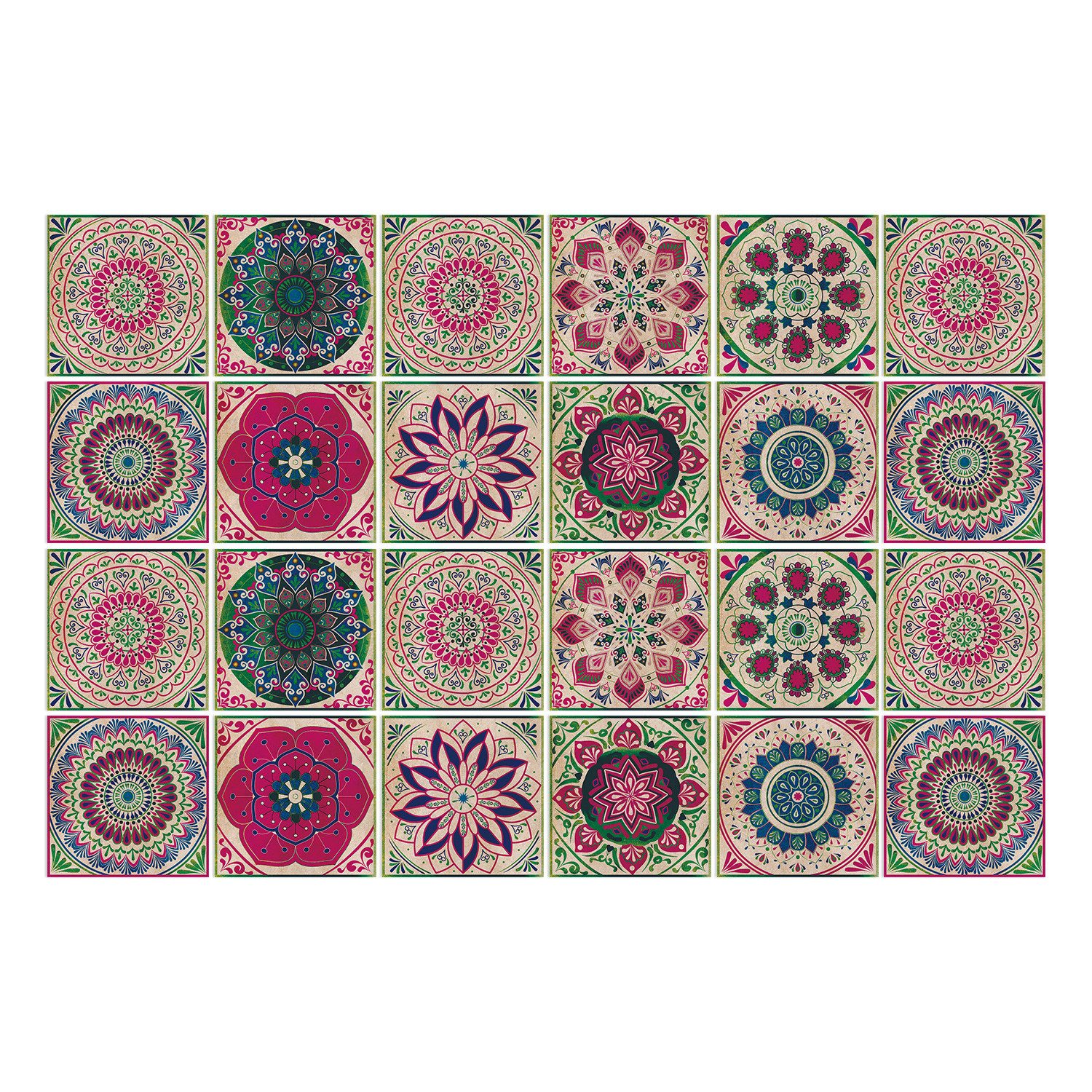 Coonoor Küchenrückwand 24pcs Praktische Selbstklebende Küchenrückwand günstig online kaufen