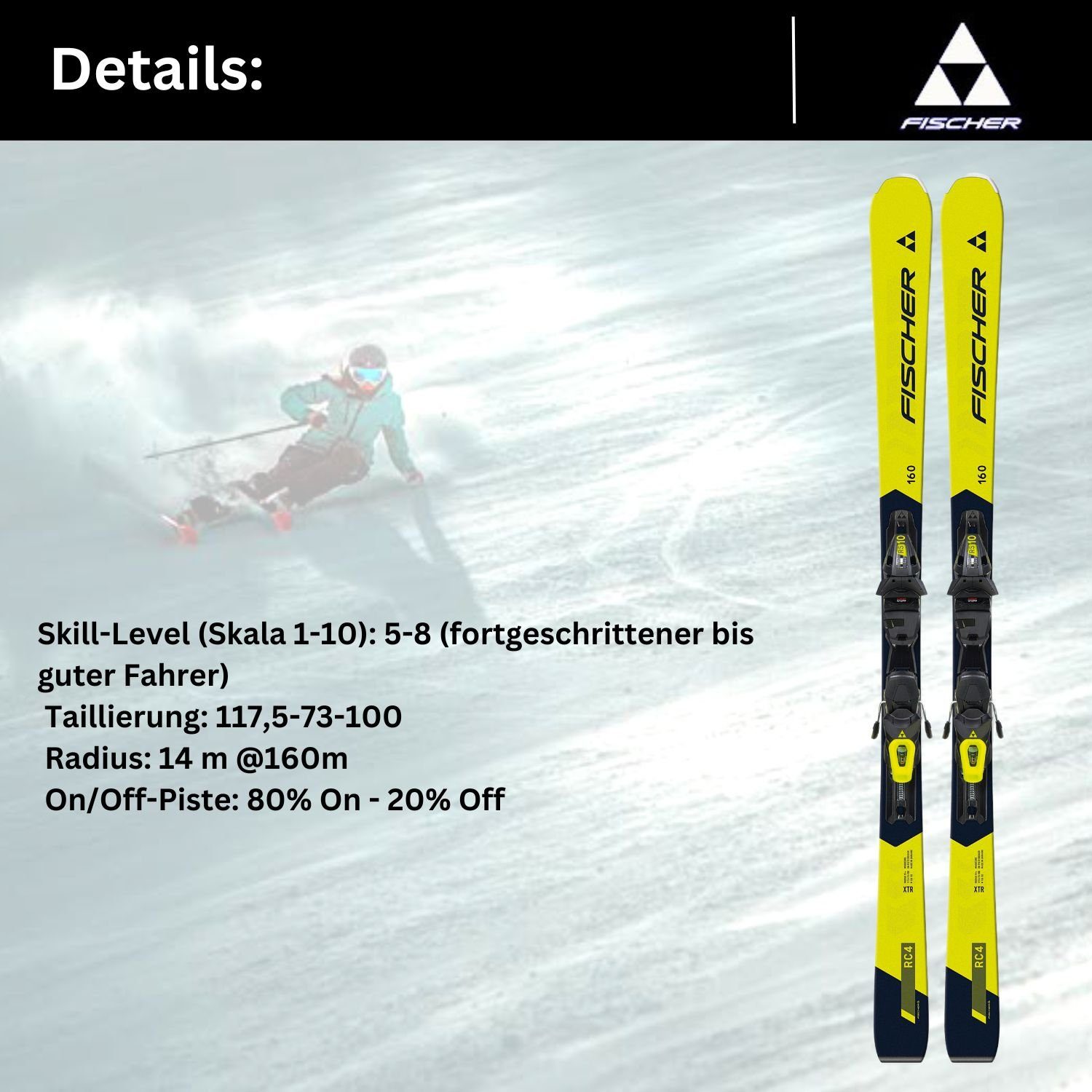 Fischer Sports Ski, Bindung Alpin 2024 RS10 RT XTR Allmountain + RC4 Fischer Rocker