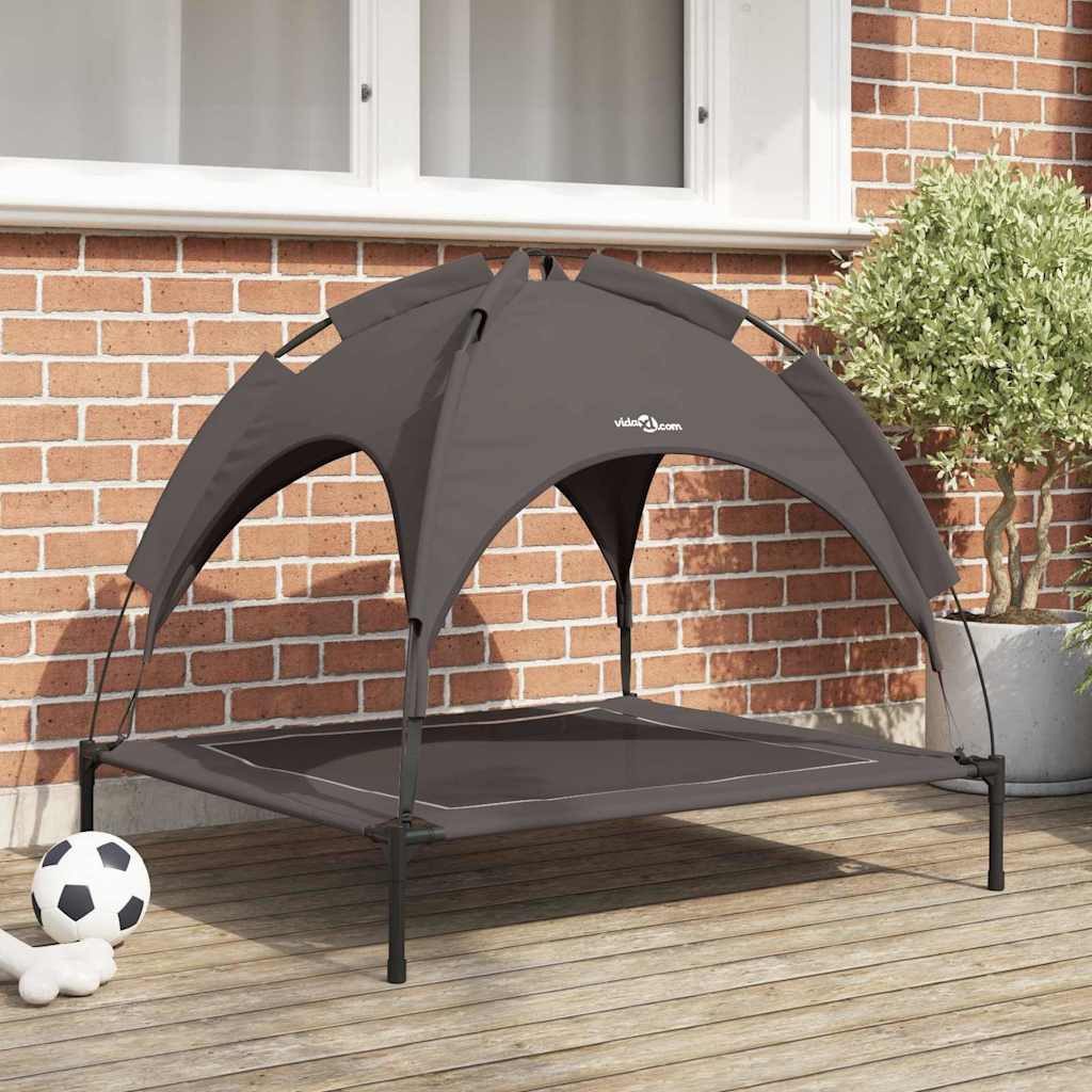 vidaXL Hundebett, Hundebett Braun 90 x 81 x 80,5 cm Stahl