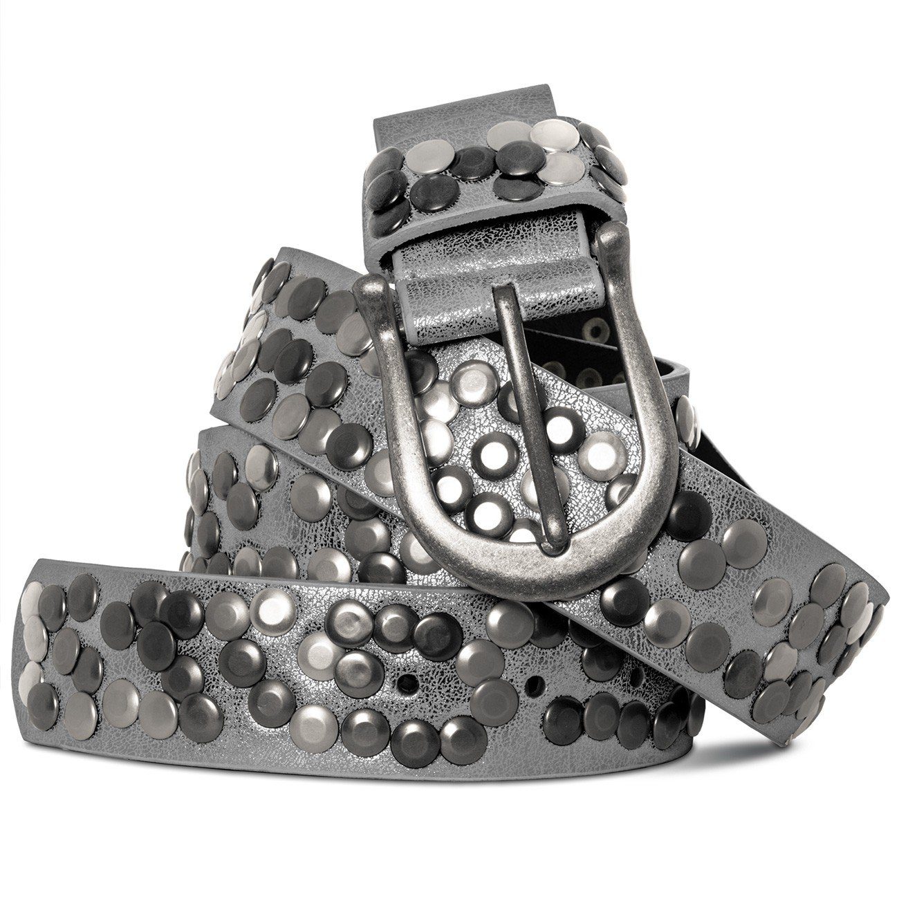 Caspar Nietengürtel GU223 Damen Vintage Gürtel günstig online kaufen