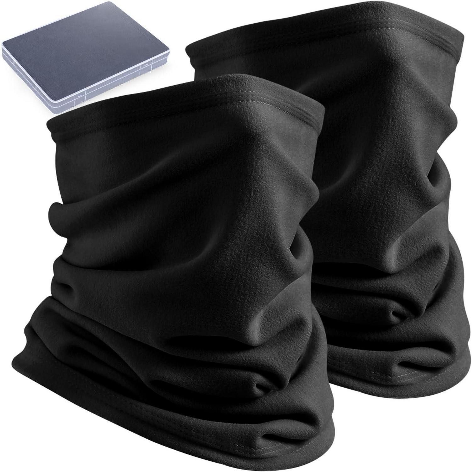 LuxusKollektion Multifunktionstuch Loop Schal Halswärmer 2pcs Weich Warm, (2-St)