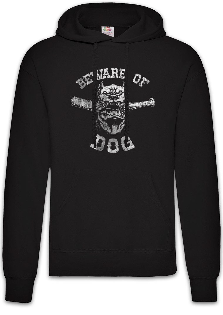 Hoodie Beware Of Dog Herren Hoodie Kettenhalsband Kette Bissiger Hund