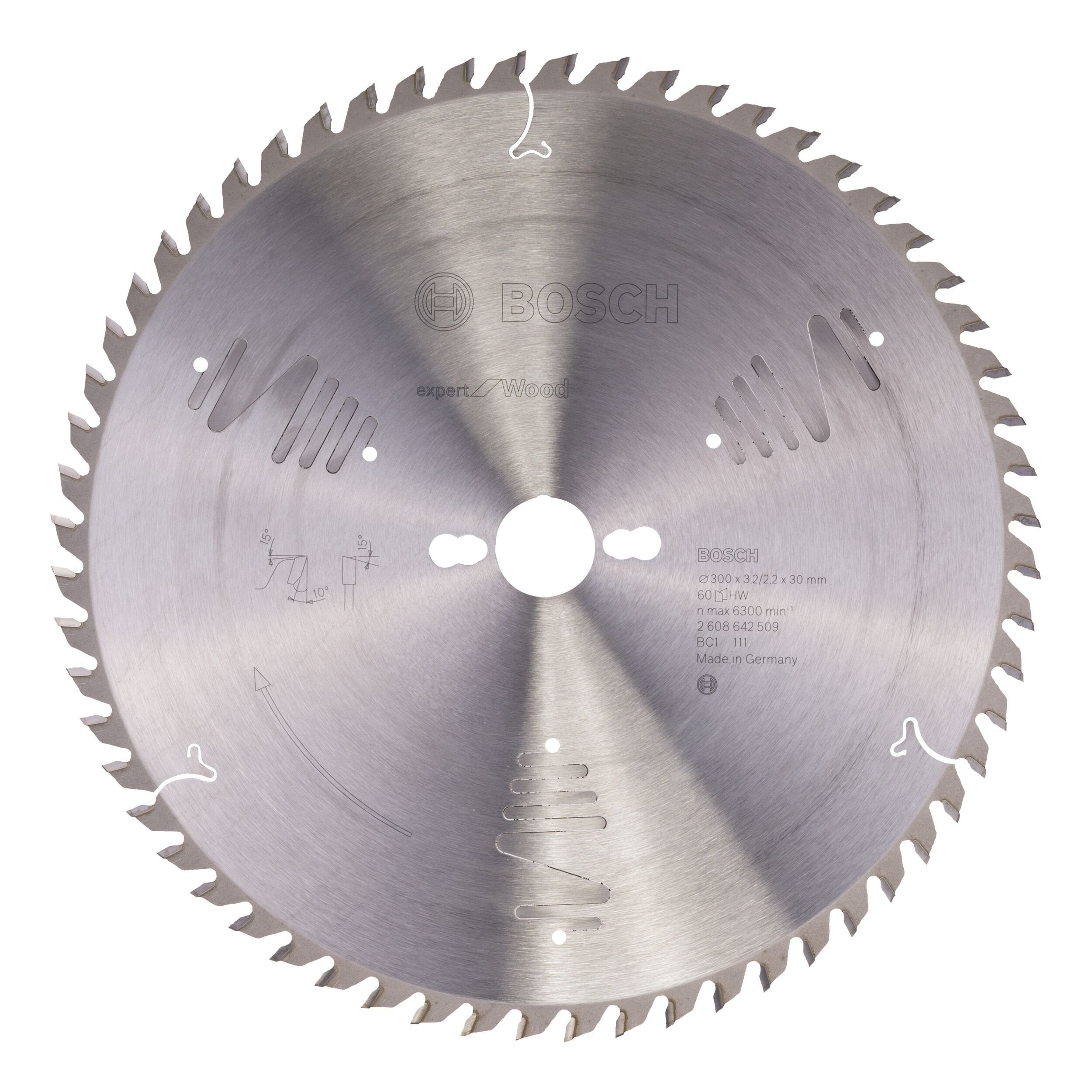 BOSCH Kreissägeblatt Expert 60Z, mm - x x Wood For 300 30 3,2