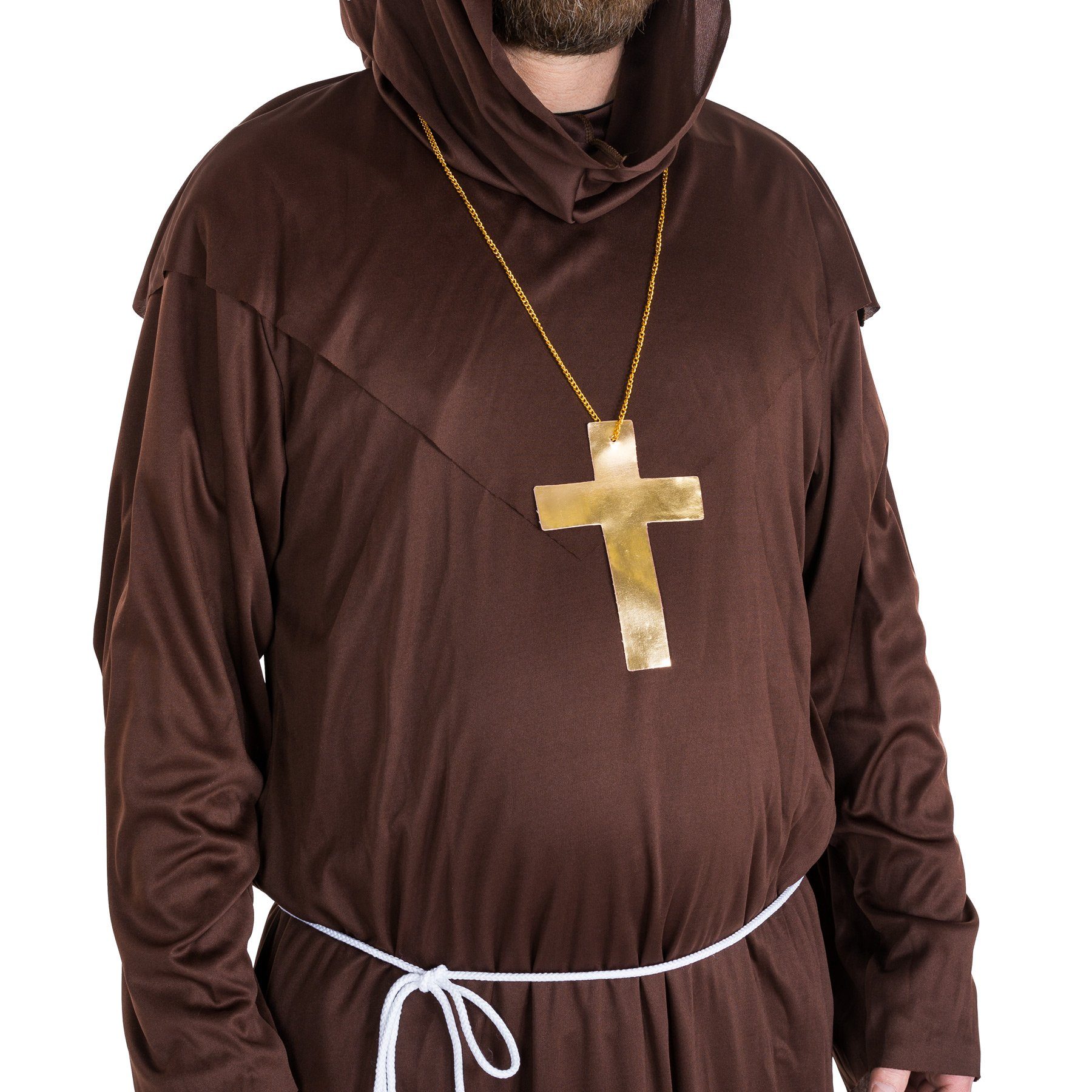 dressforfun Kostüm Herrenkostüm Mönchskutte, Mönchskutte