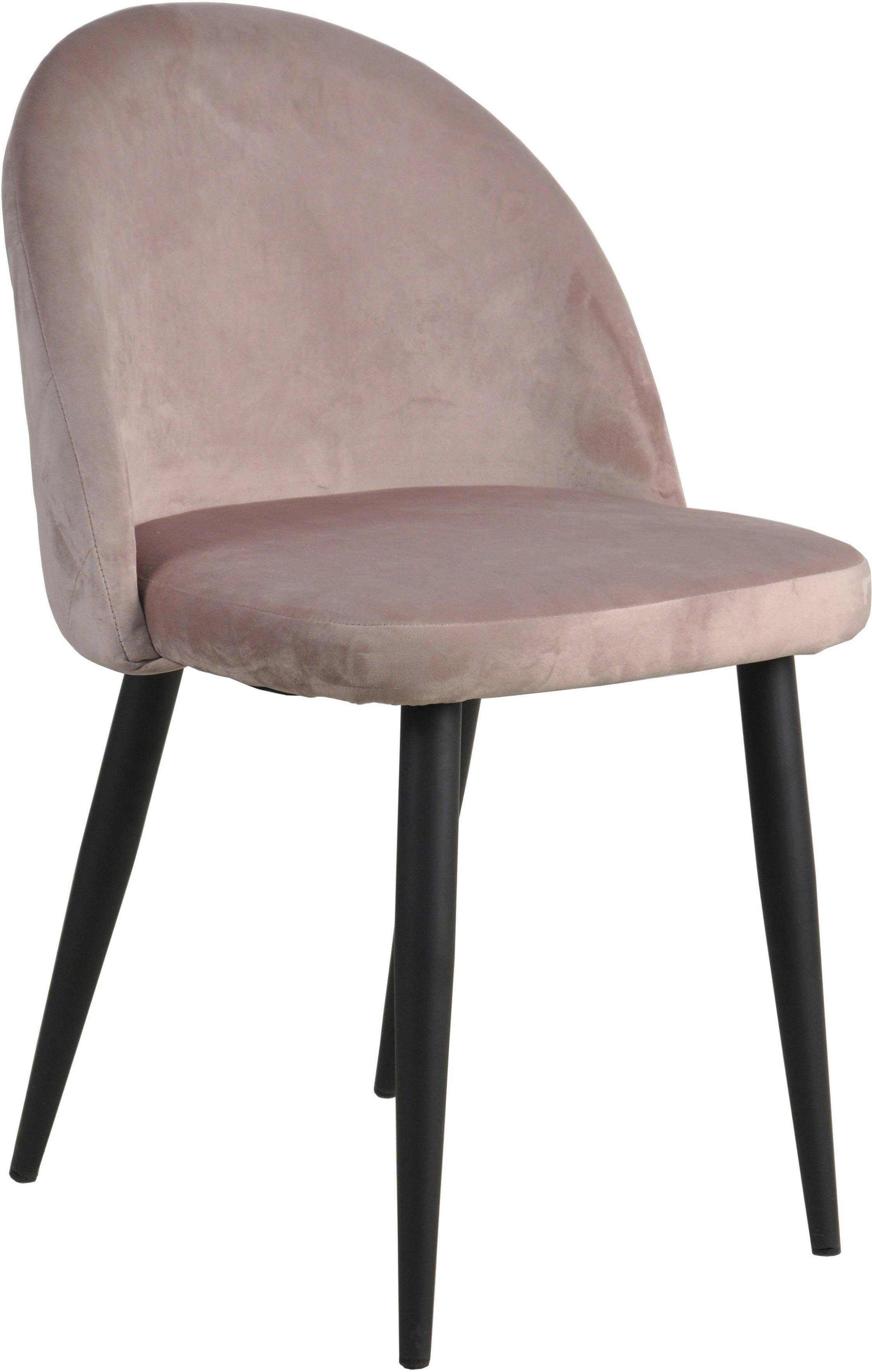 SIT Polsterstuhl Sit&Chairs (Set, 2 St), mit weichem Samtvelours