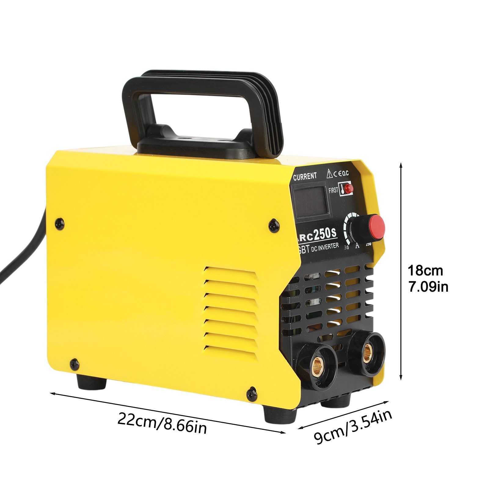 Rutaqian Inverterschweißgerät ARC250 Elektroschweißgerät 250A Inverter MMA 220/110V tragbar Mini, Schweissgerät, Elektroden Inverter,Arbeitsklemme, Inverter Schweissgerät Elektroden Inverter ARC Welder Einsteigergerät