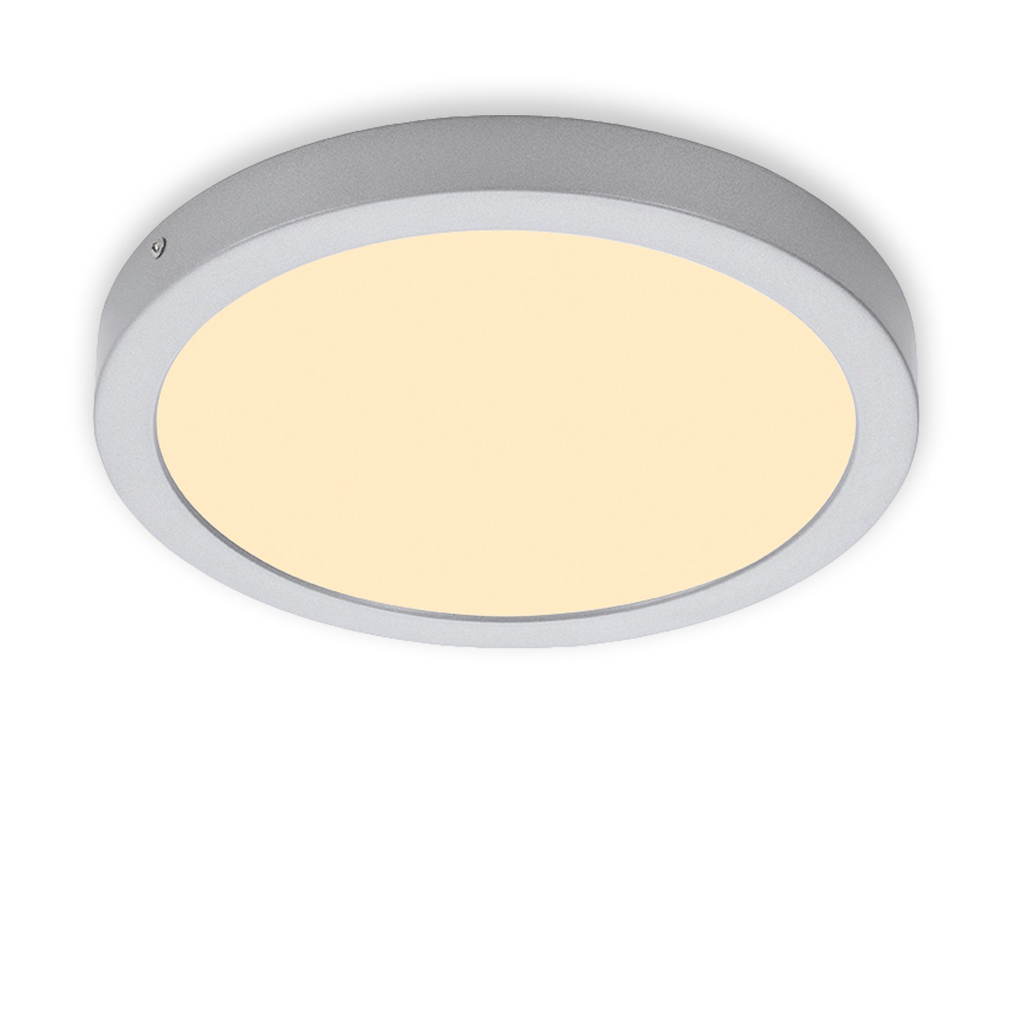 Briloner Leuchten chrom-matt, LED, Deckenleuchte Deckenlampe LED verbaut, Warmweiß, fest 7132-014, LED