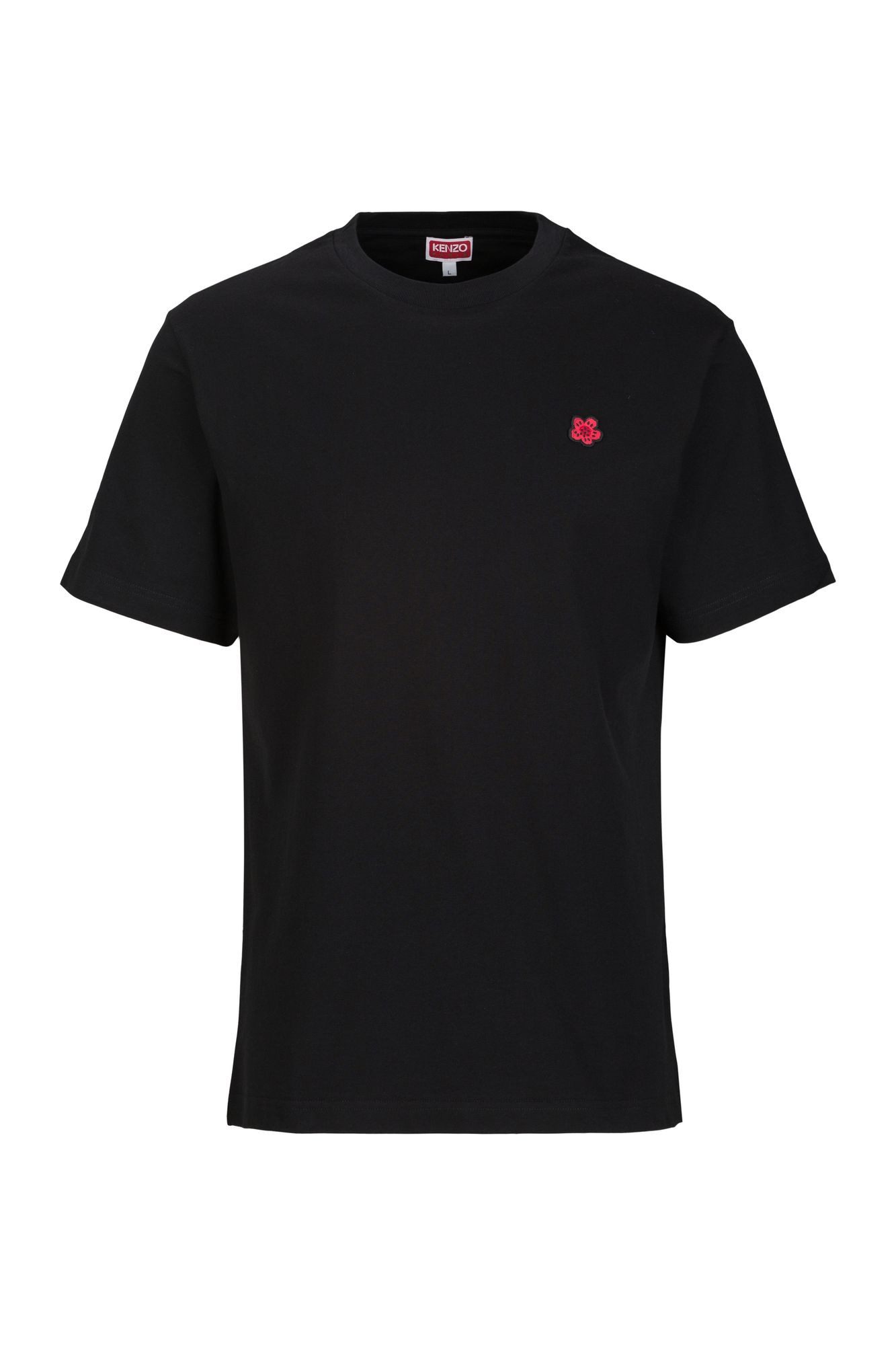 KENZO T-Shirt Tee Con Ricamo Boke Flower Di Cotone