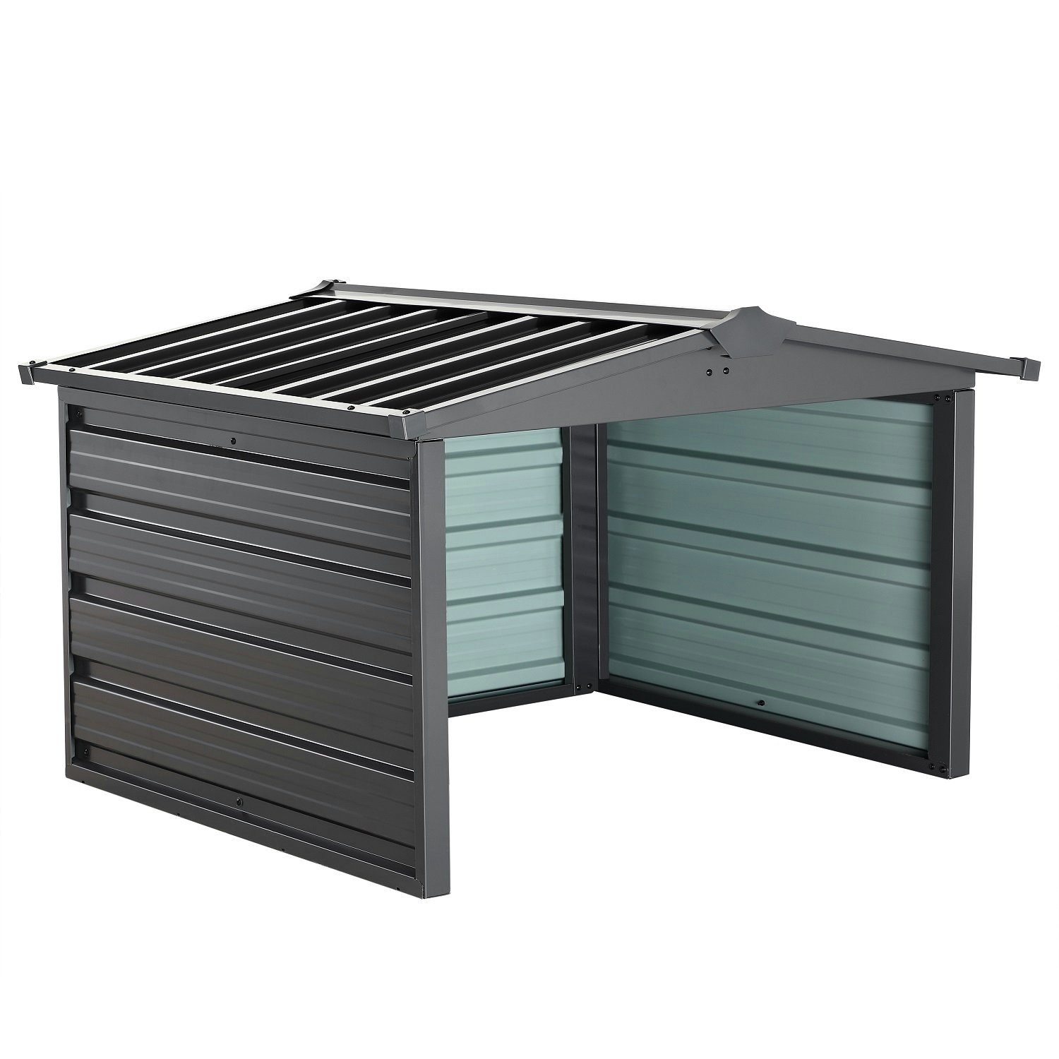 metra-direkt Mähroboter-Garage Metallga...