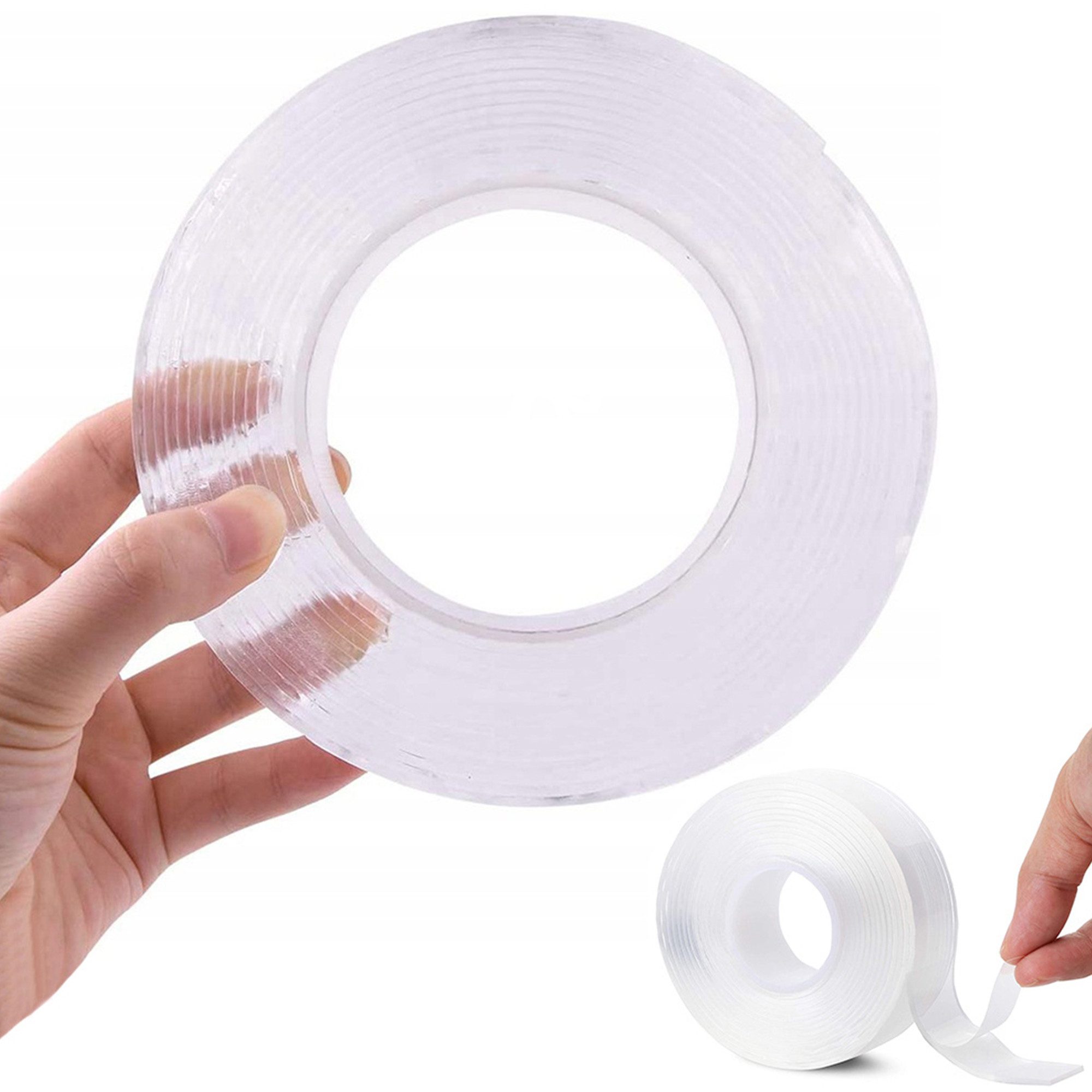 TSB Werk Klebeband Nano Tape Klebeband Nanotape Nanoklebeband Doppelseitig, Extra Stark, Transparent