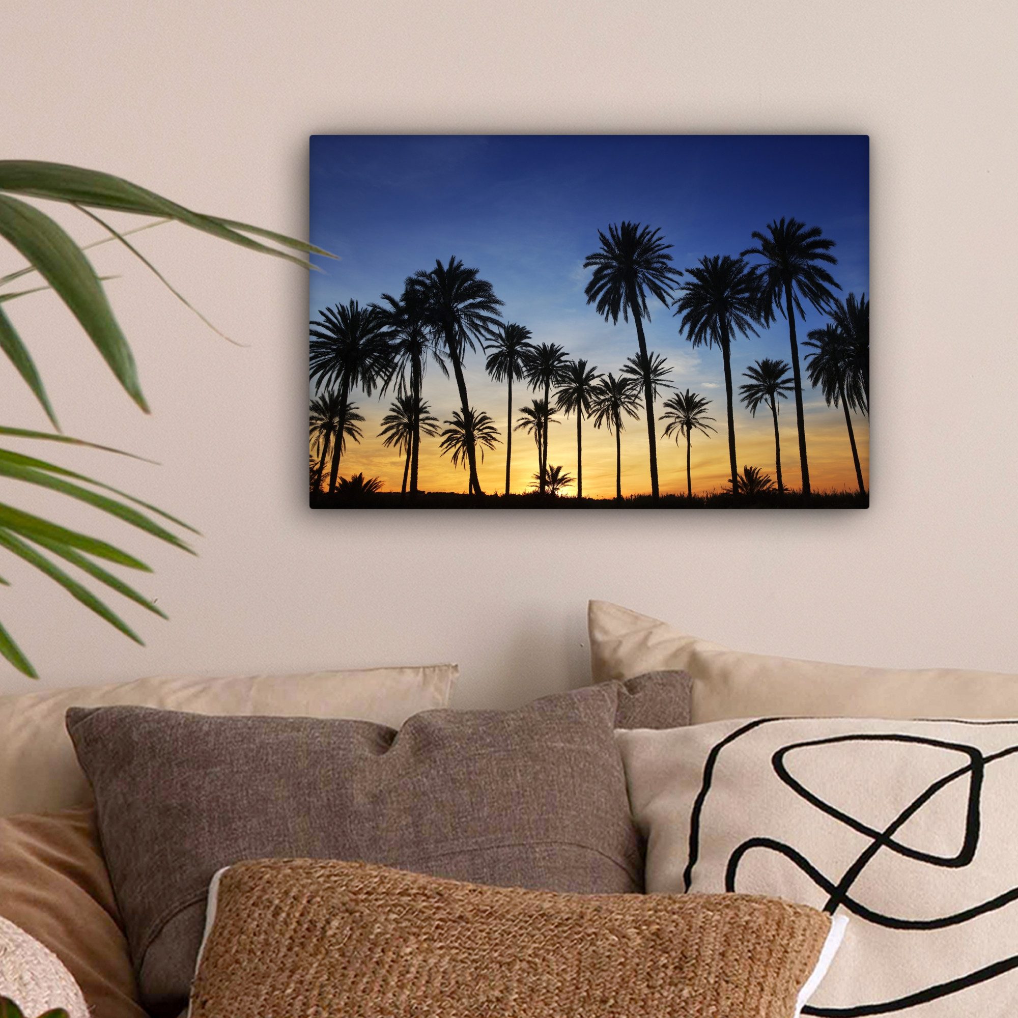OneMillionCanvasses® Leinwandbild Palme - Natur - günstig online kaufen