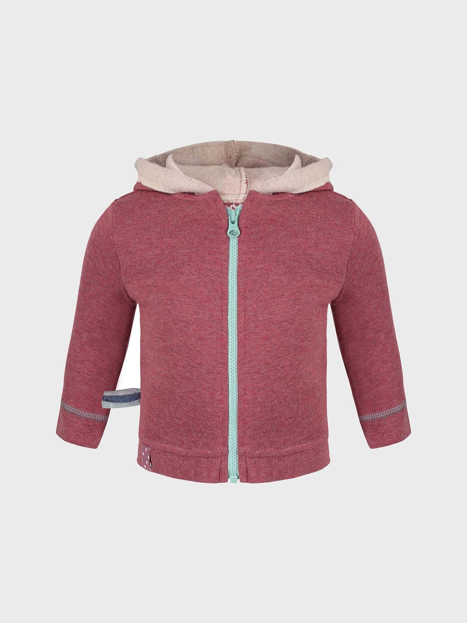 Kapuzenfleecejacke Baby Kapuzen-Sweatjacke aus Bio-Baumwolle
