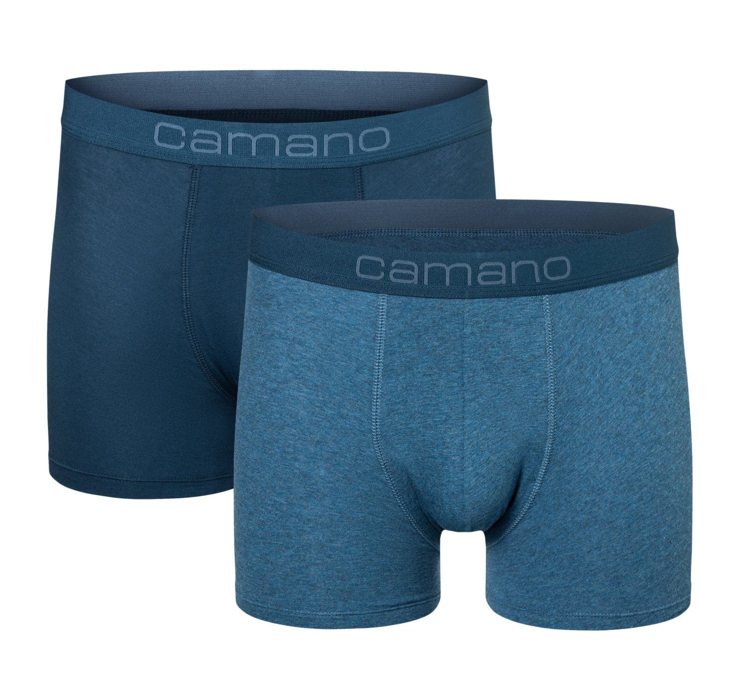 Camano Boxershorts "comfort" 2er Pack, mit elastischem Logobund günstig online kaufen