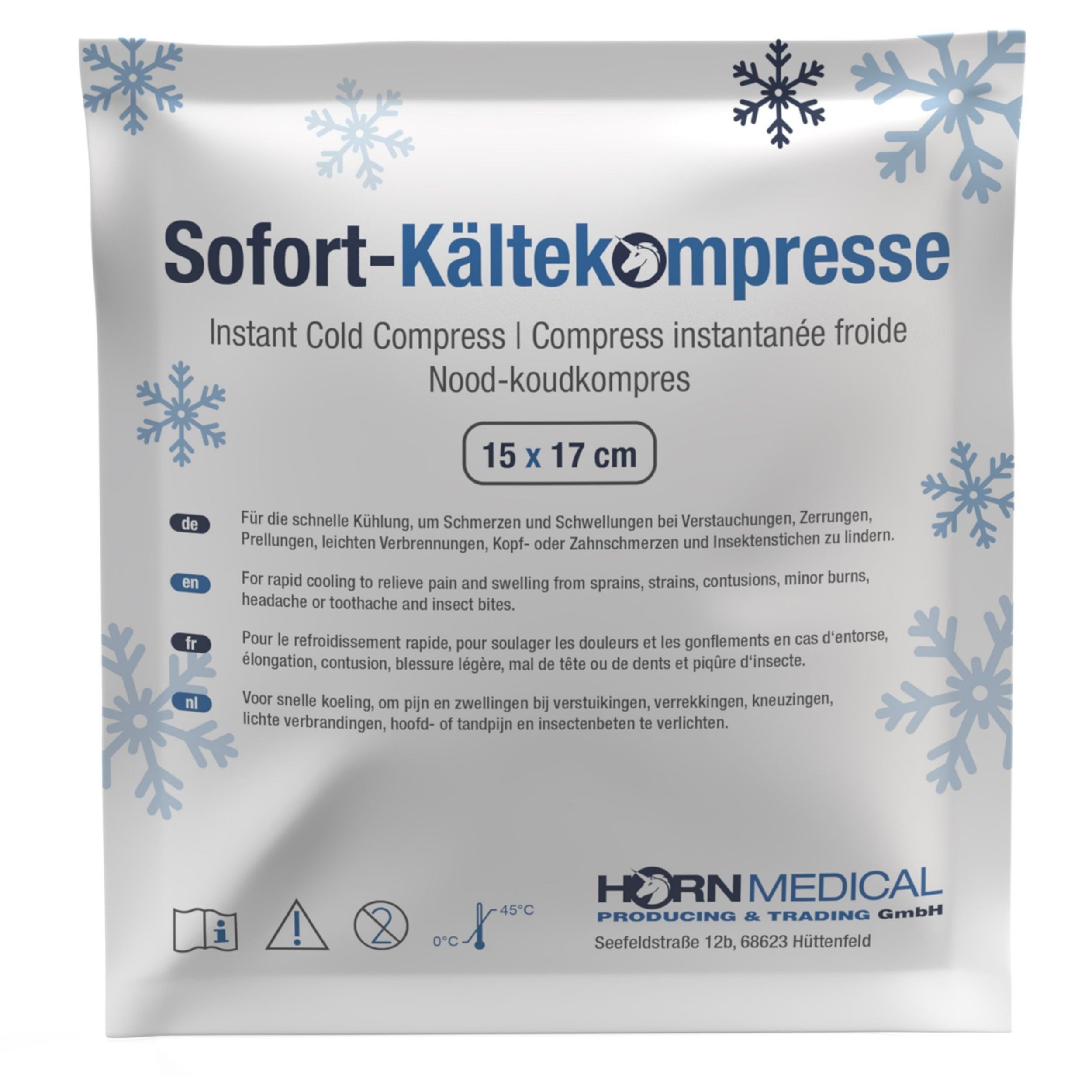 Kalt-Warm-Kompresse Horn Medical Sofort Kältekompresse 15 x 17cm