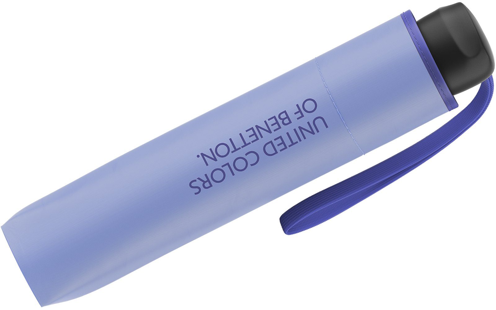 United Colors of Benetton kontrastreichem - mit Mini sweet lavender, Super HW Taschenregenschirm helllila-lila leuchtende 2023 Saum Modefarben