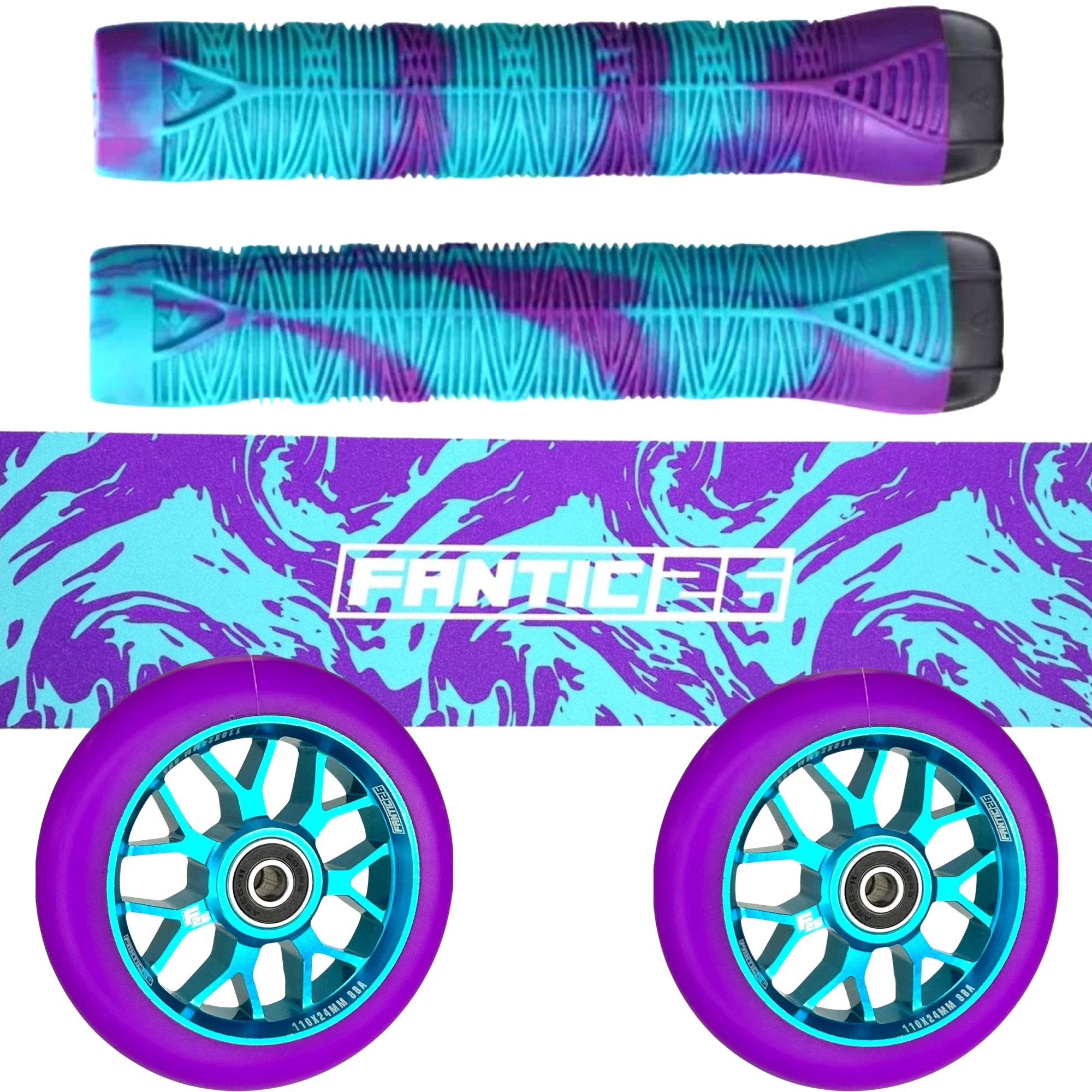 Fantic26 Stuntscooter A+ Fantic26 Stunt-Scooter Ersatzteile Bundle Spar-Sets