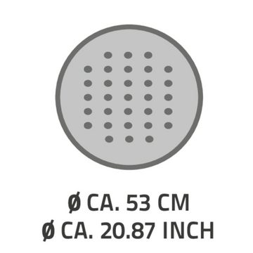 Badematte Duschmatte Antirutschmatte Action Grau Ridder, Höhe 0.5 mm, Gummi