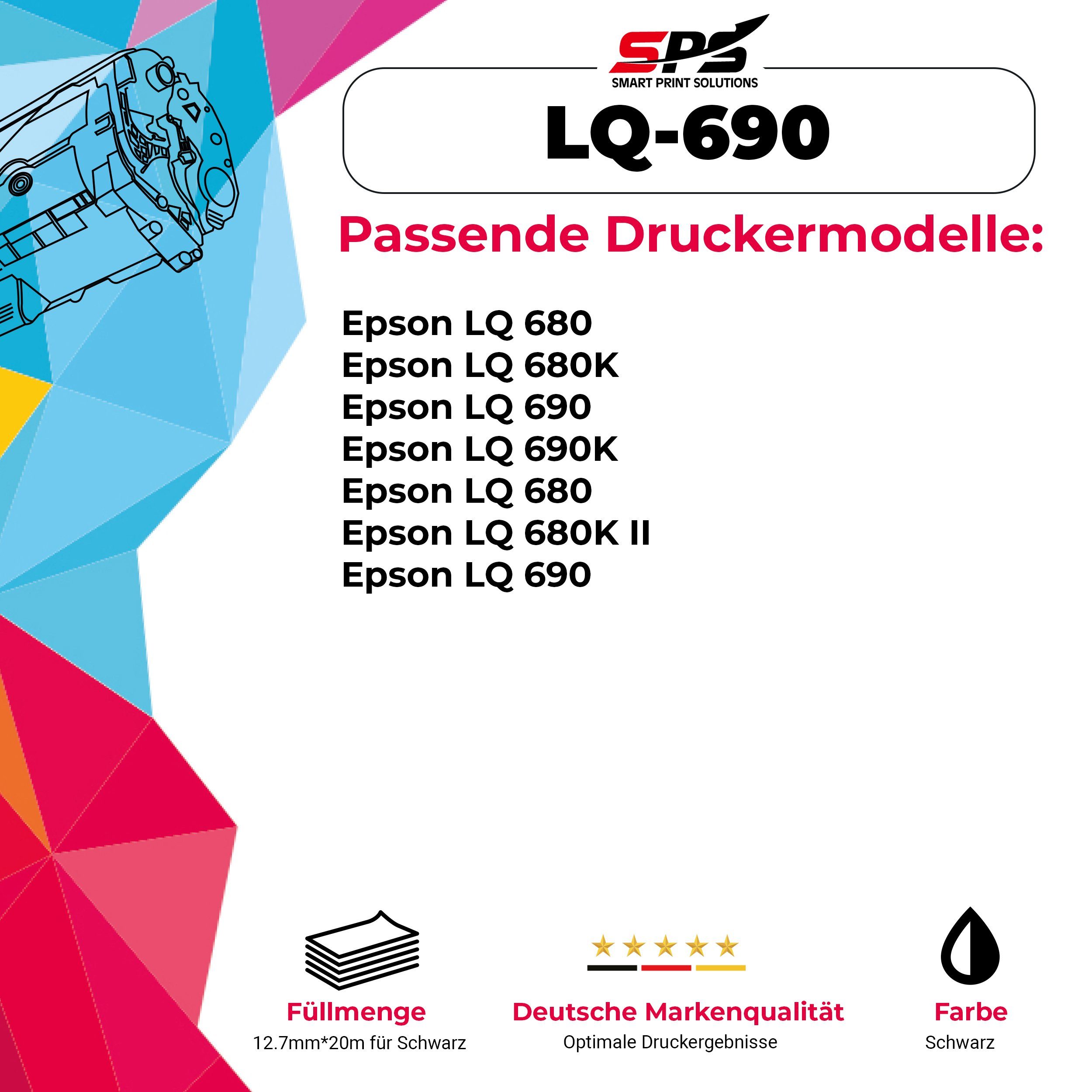 Epson Beschriftungsband 690 Kompatibel für LQ (C11CA13041) SPS C13S01561