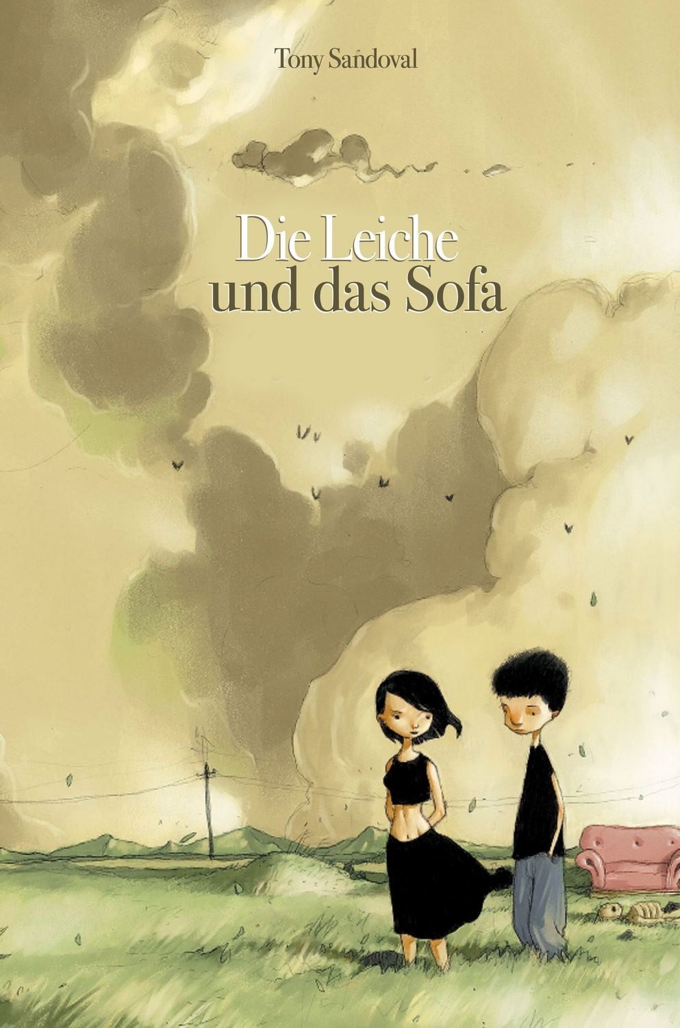 Cartoon Die Leiche und das Sofa Tony Sandoval