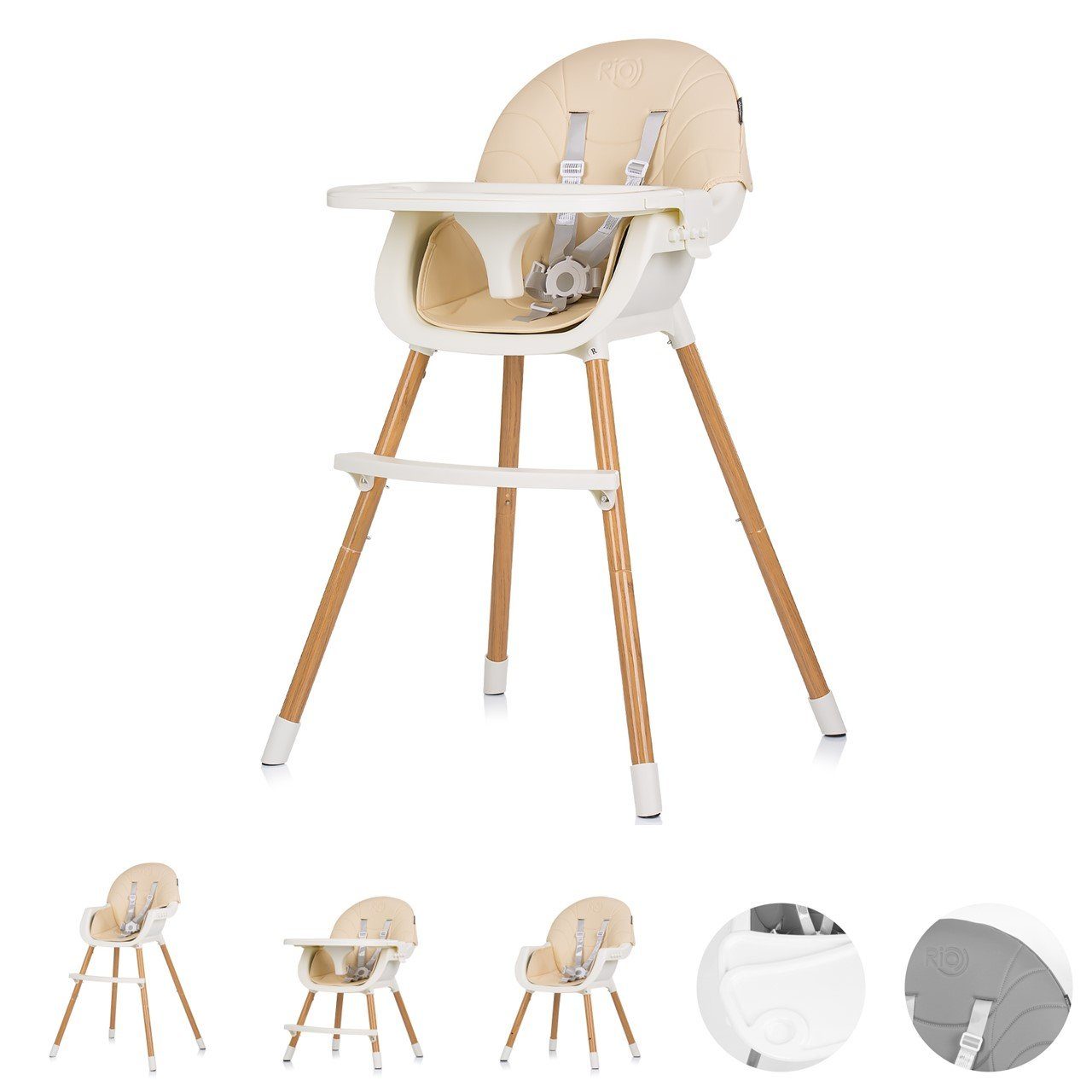 Chipolino Kombihochstuhl Kinderhochstuhl Rio 2 in günstig online kaufen